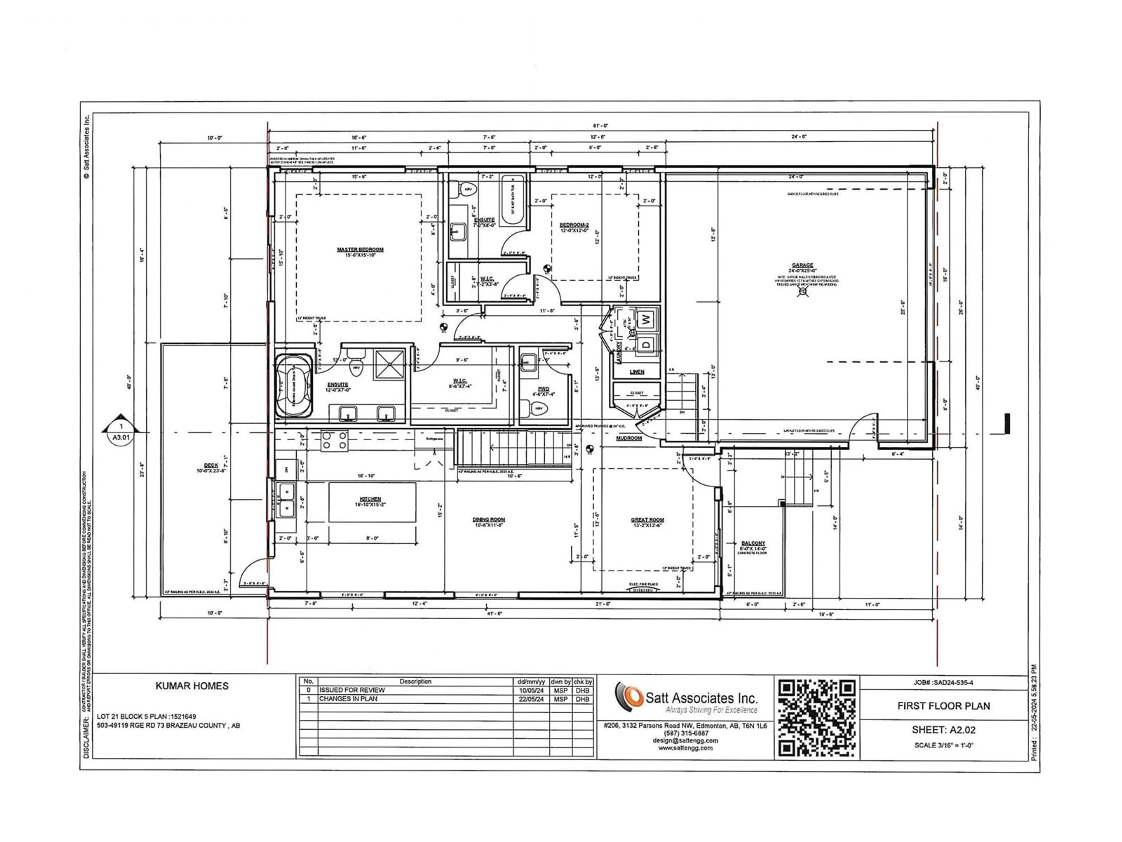 Floor plan for 503-49119 RR 73, Rural Brazeau County Alberta T7A0B9