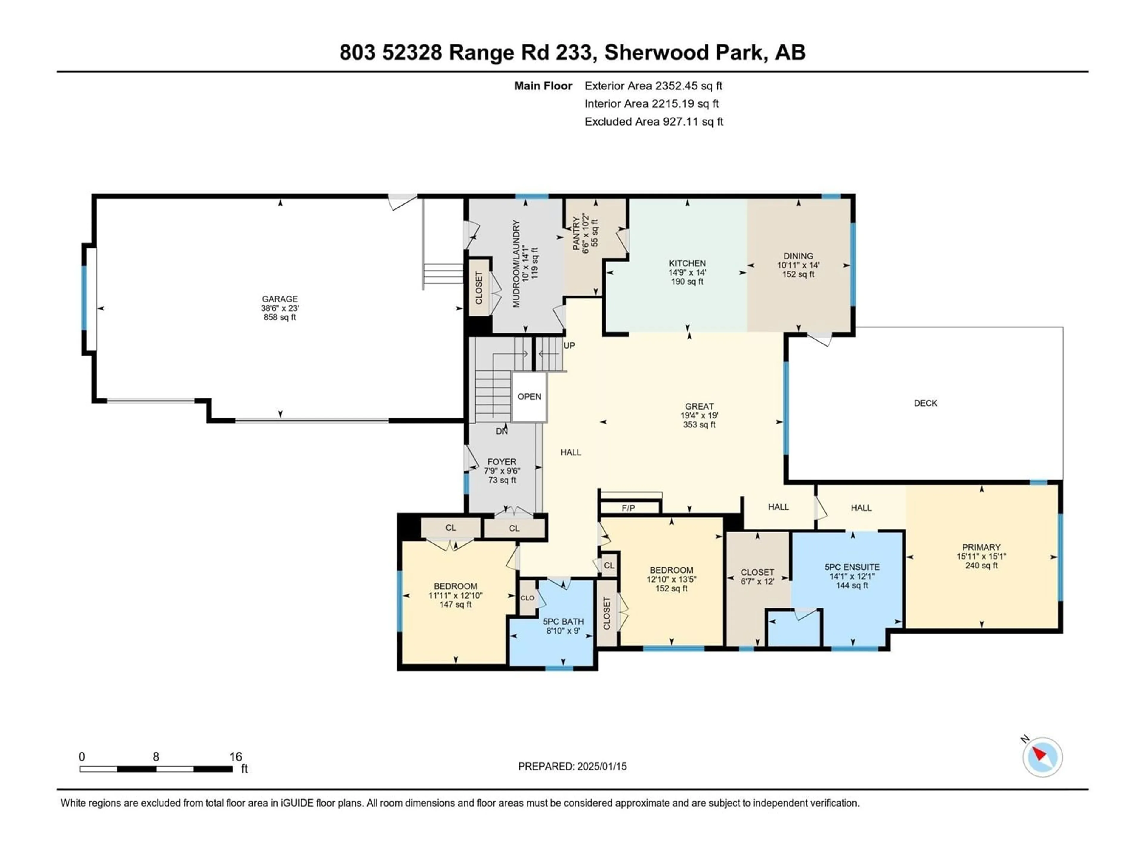 Floor plan for #803 52328 RGE ROAD 233, Rural Strathcona County Alberta T8B0A2