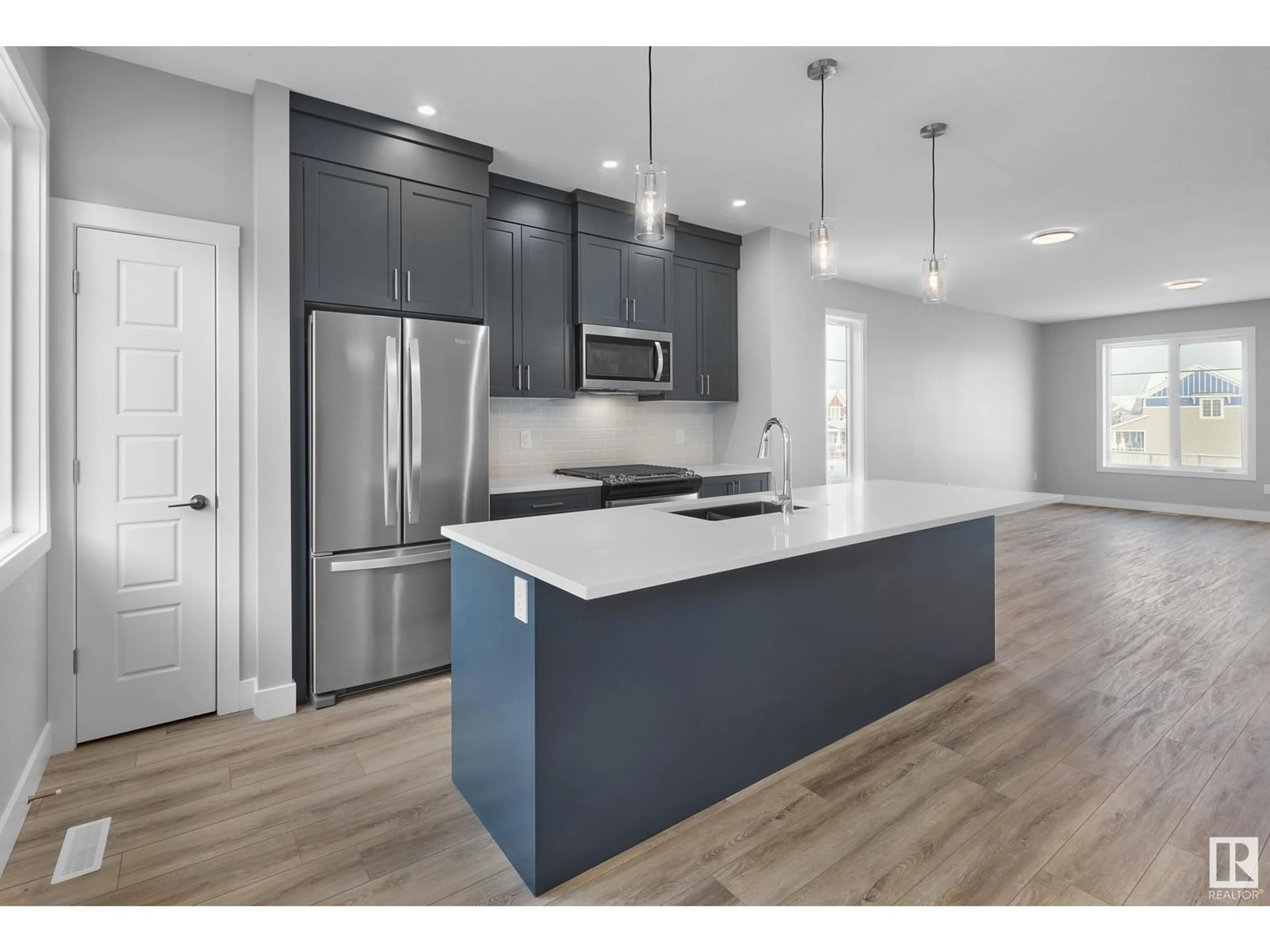 Open concept kitchen, unknown for #51 6905 25 AV SW, Edmonton Alberta T6X3B7