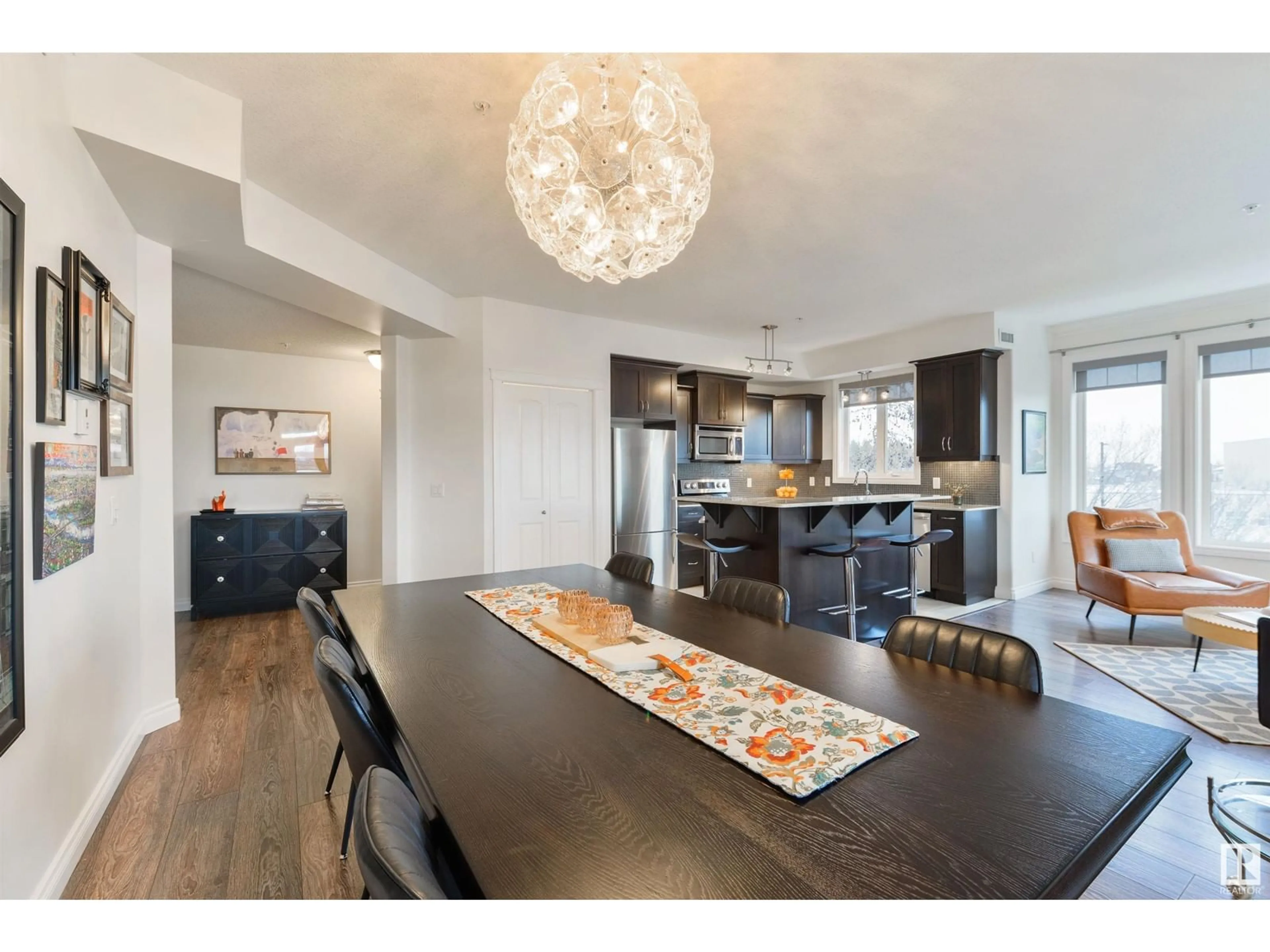 Open concept kitchen, unknown for #309 12408 15 AV SW SW, Edmonton Alberta T6W1X2