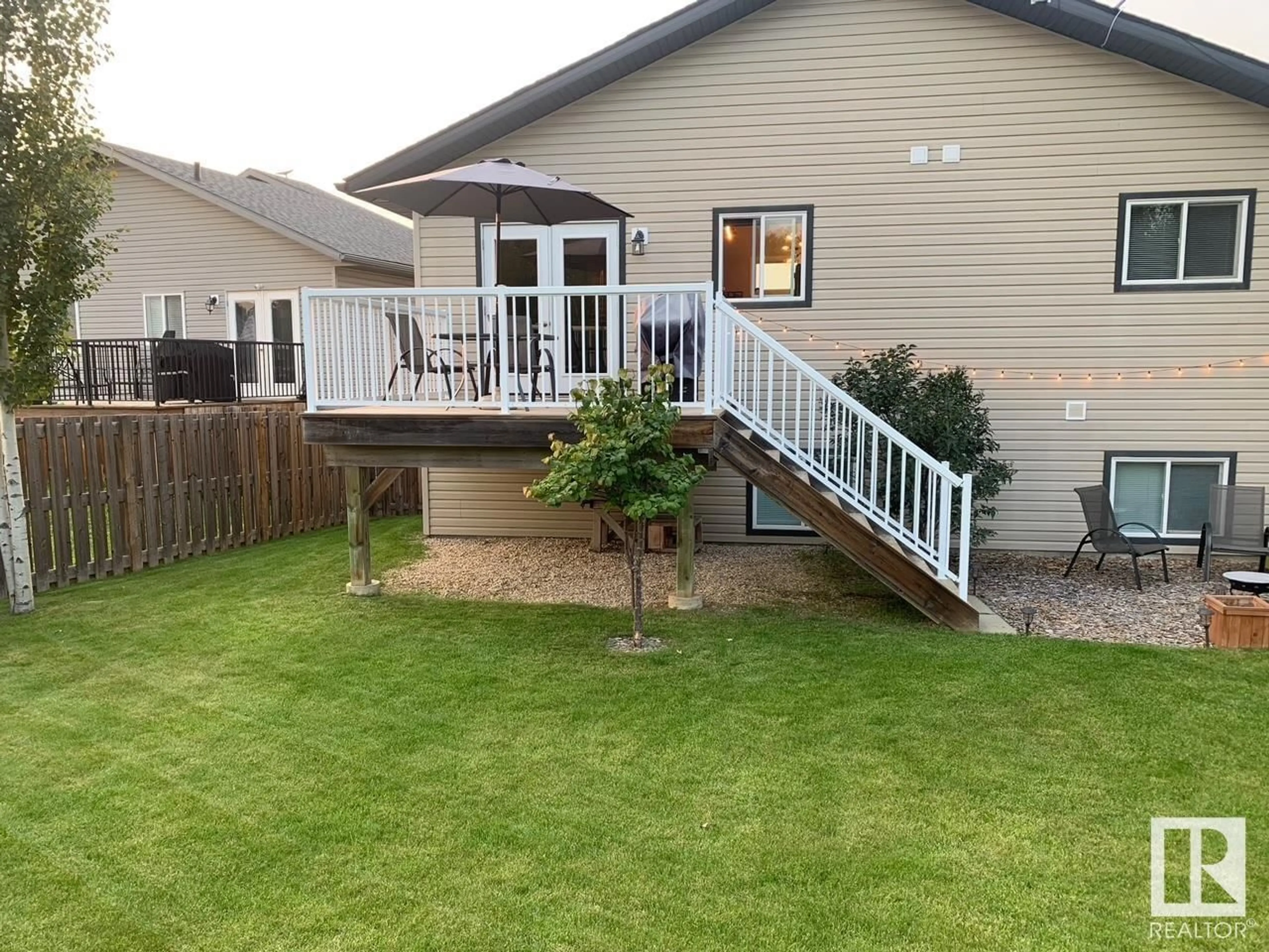 Patio, mountain view for 5404 Aspen LN, Athabasca Town Alberta T9S0A8