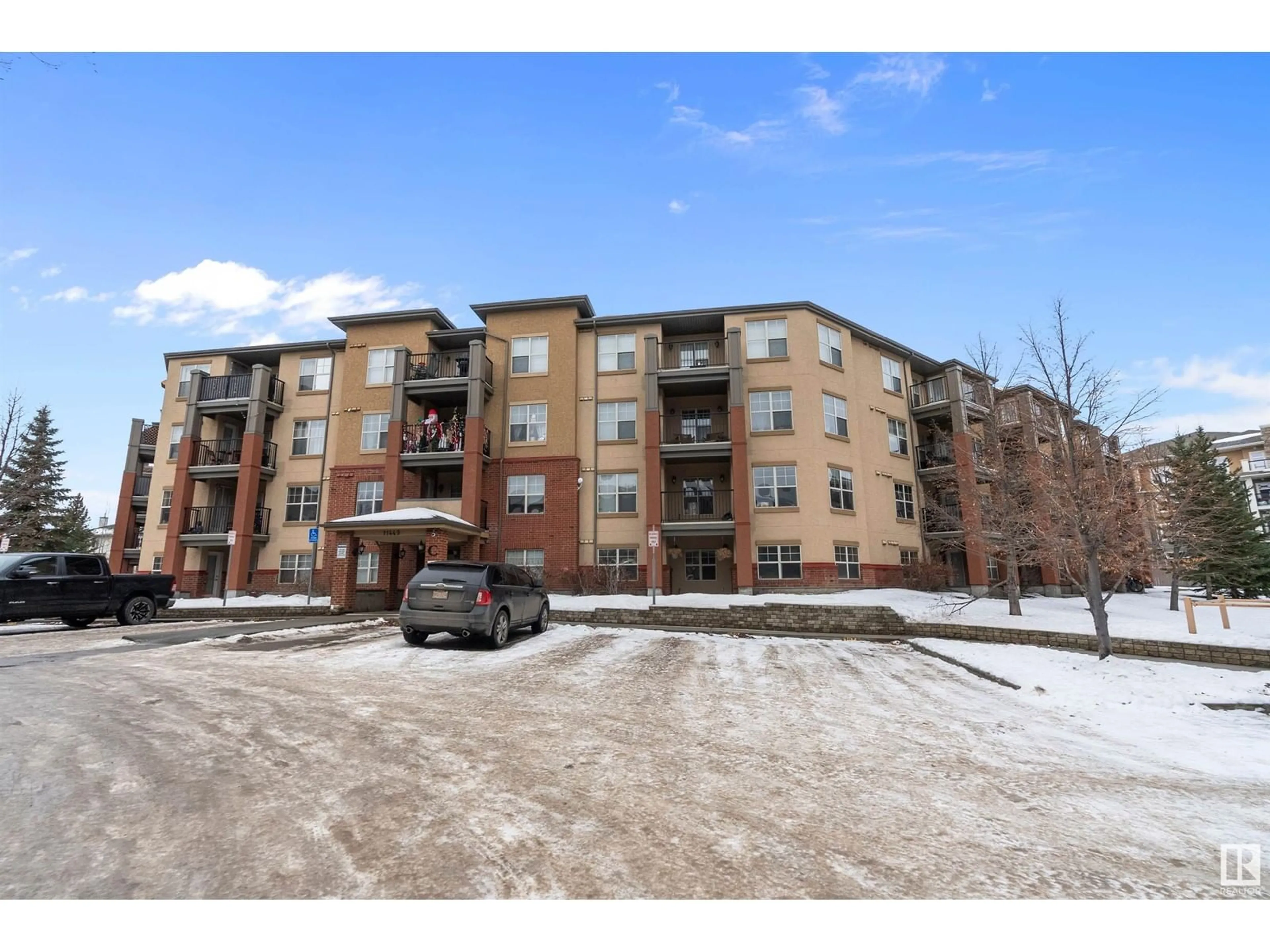 A pic from outside/outdoor area/front of a property/back of a property/a pic from drone, unknown for #109 11449 ELLERSLIE RD SW, Edmonton Alberta T6W1J9