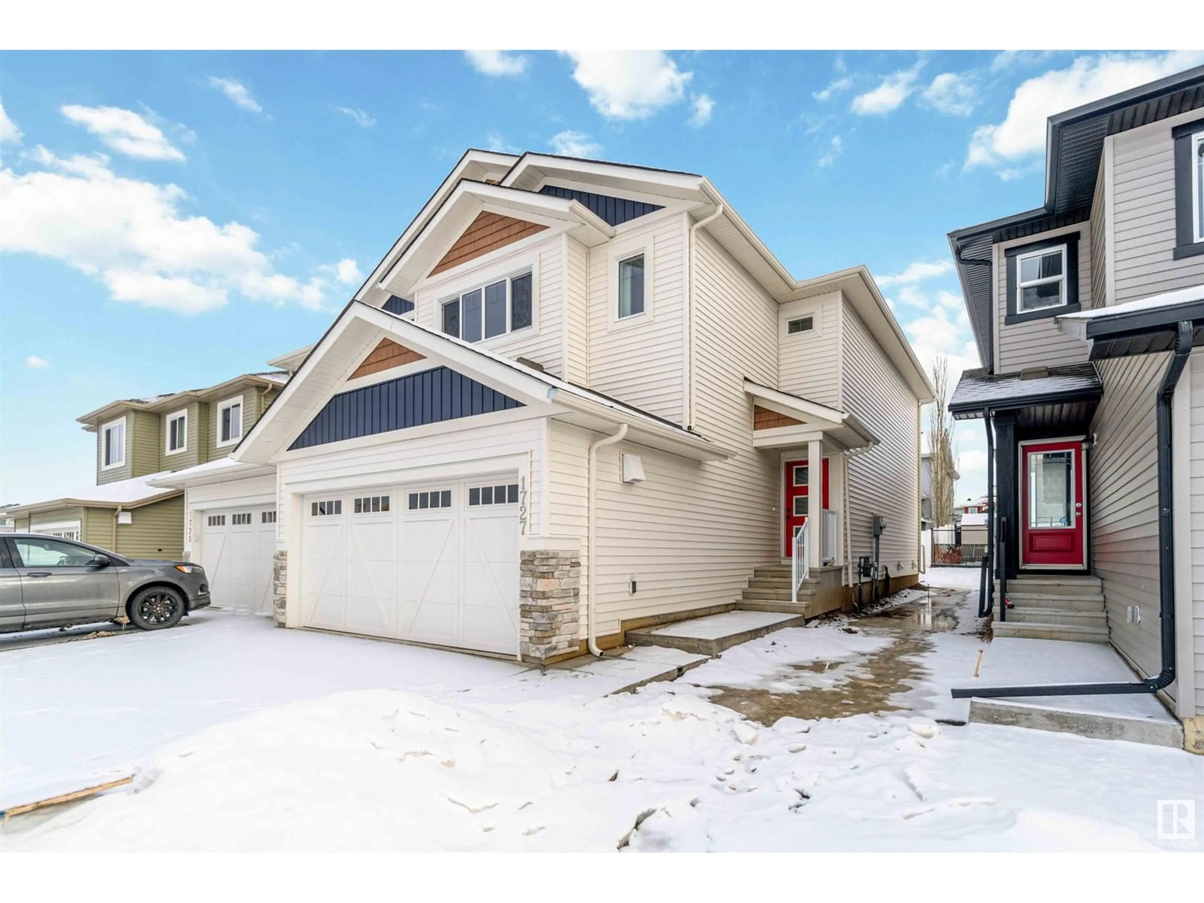 Home with vinyl exterior material, street for 1727 WESTERRA WD, Stony Plain Alberta T7Z0P1