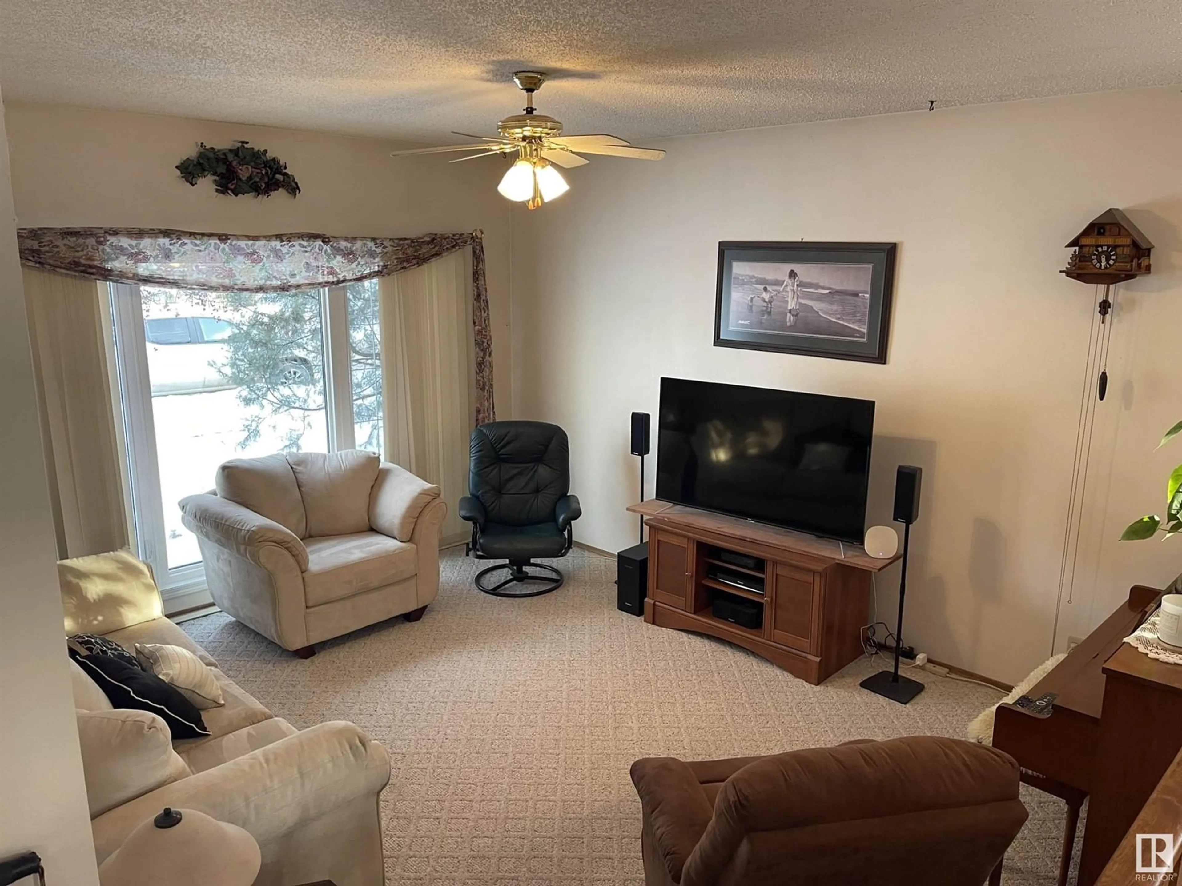 Living room with furniture, unknown for 4108 45 AV, Bonnyville Town Alberta T9N1J3