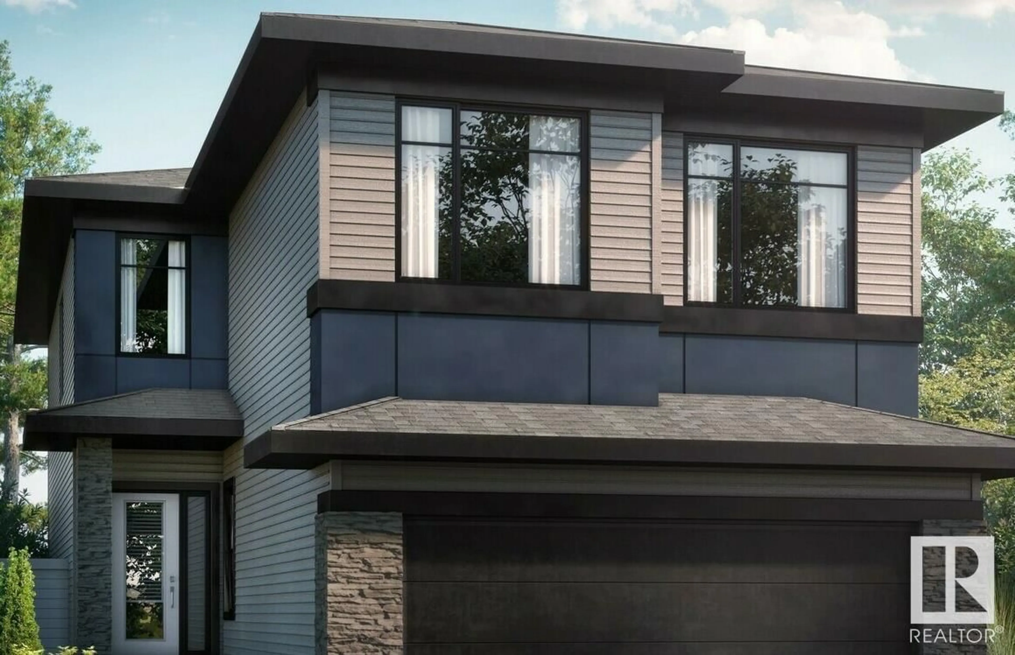 Home with vinyl exterior material, street for 7210 Kiviaq LI SW, Edmonton Alberta T6W5R3