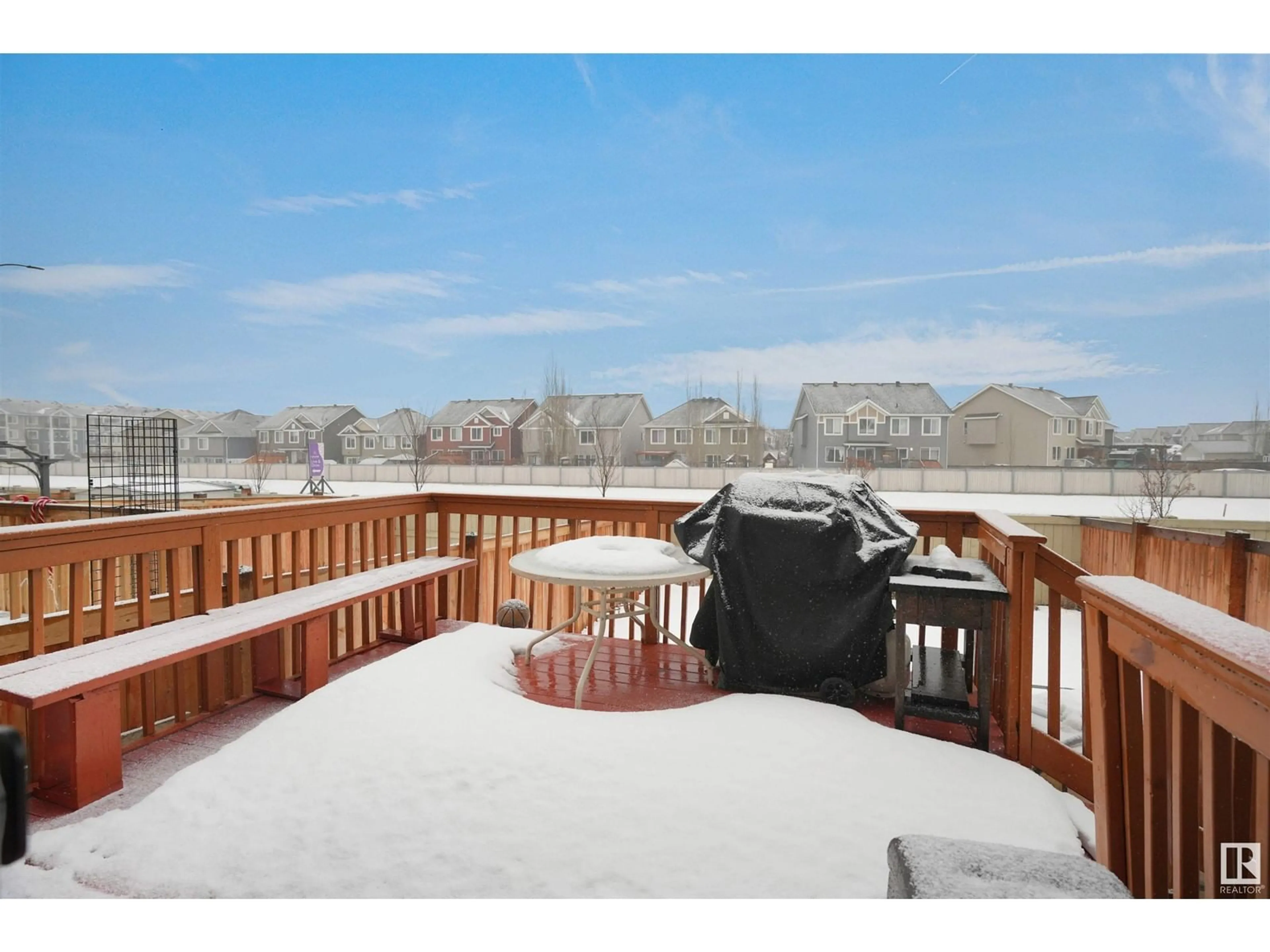 Patio, water/lake/river/ocean view for 2783 CHOKECHERRY PL SW, Edmonton Alberta T6X2J9