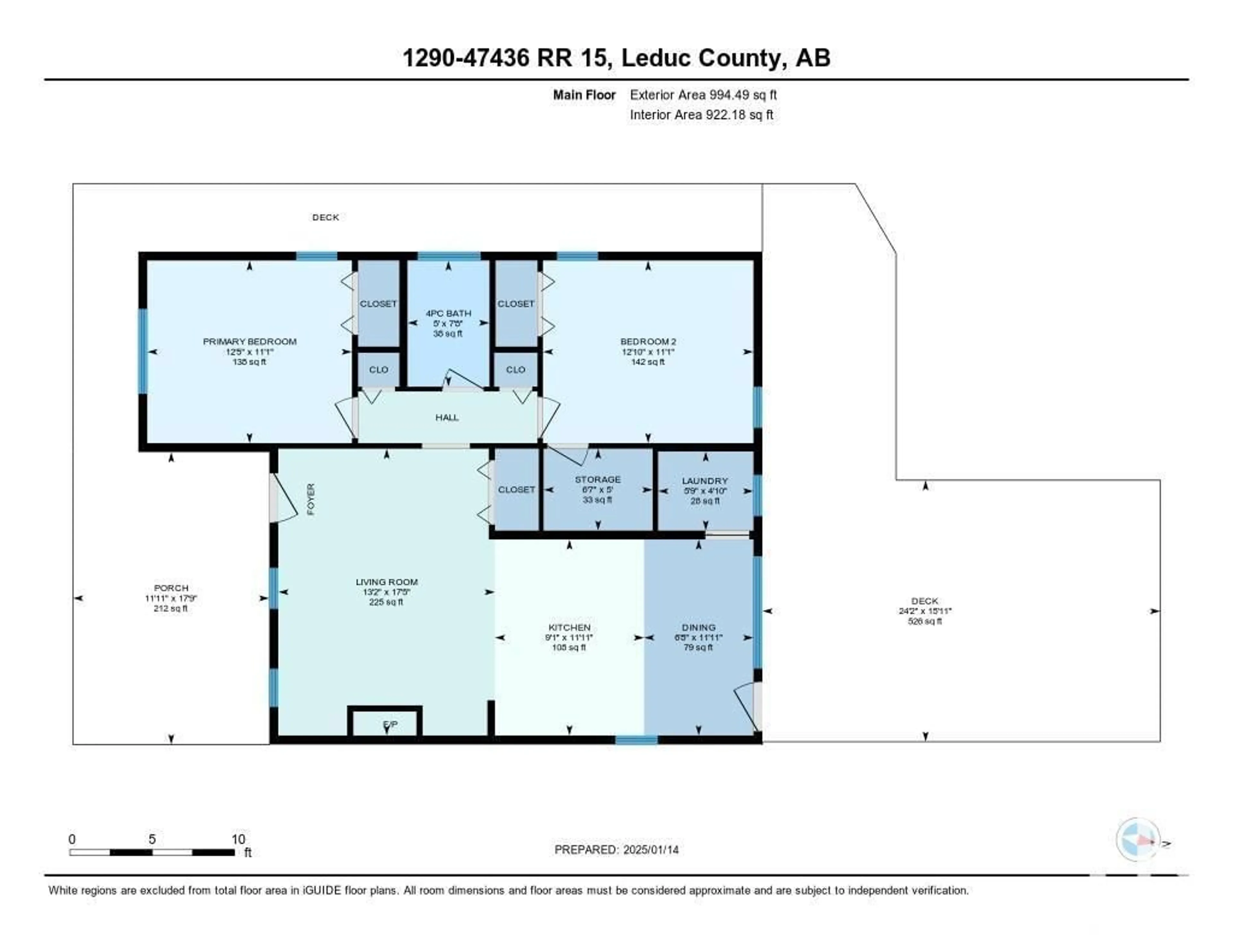 Floor plan for #1290 47436 RGE ROAD 15, Rural Leduc County Alberta T0C2P0