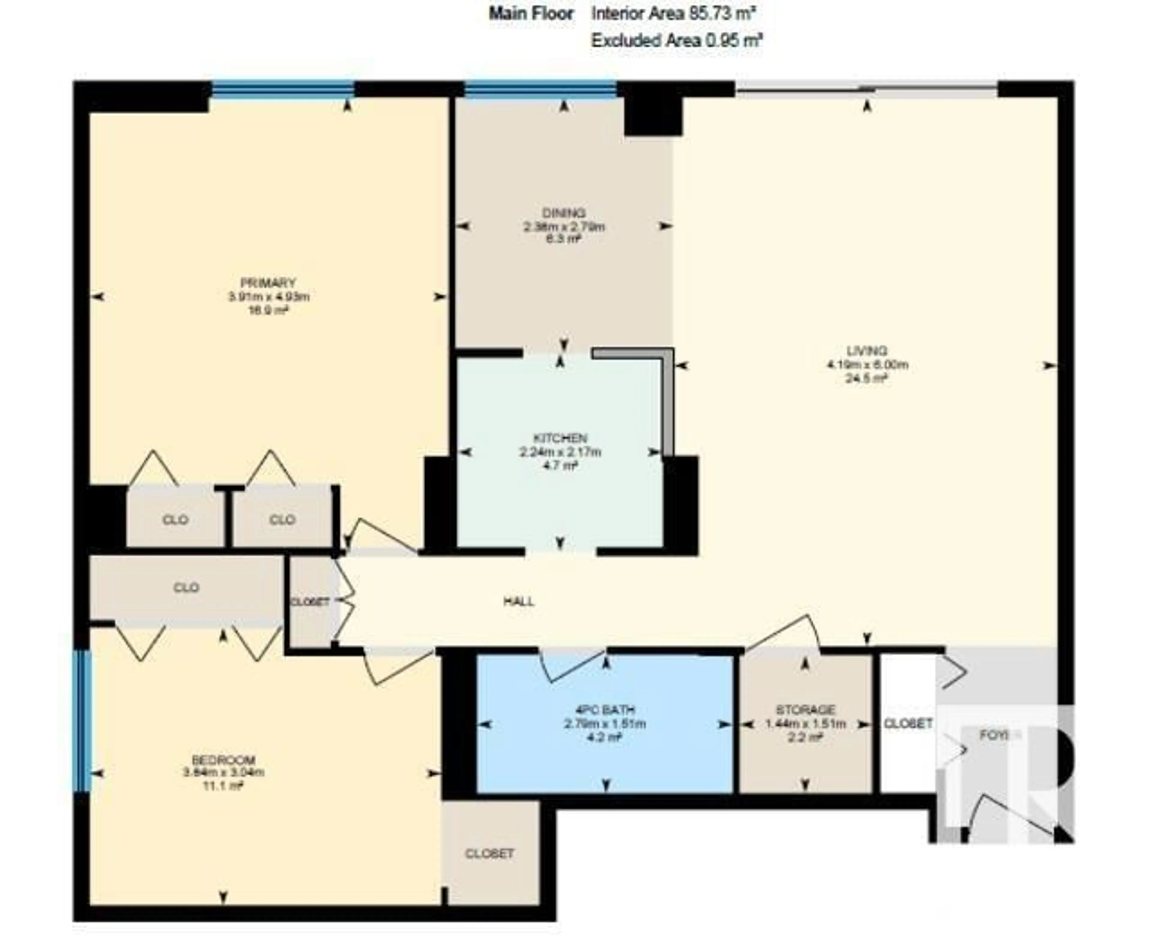 Floor plan for #1004 13910 STONY PLAIN RD NW, Edmonton Alberta T5N3R2