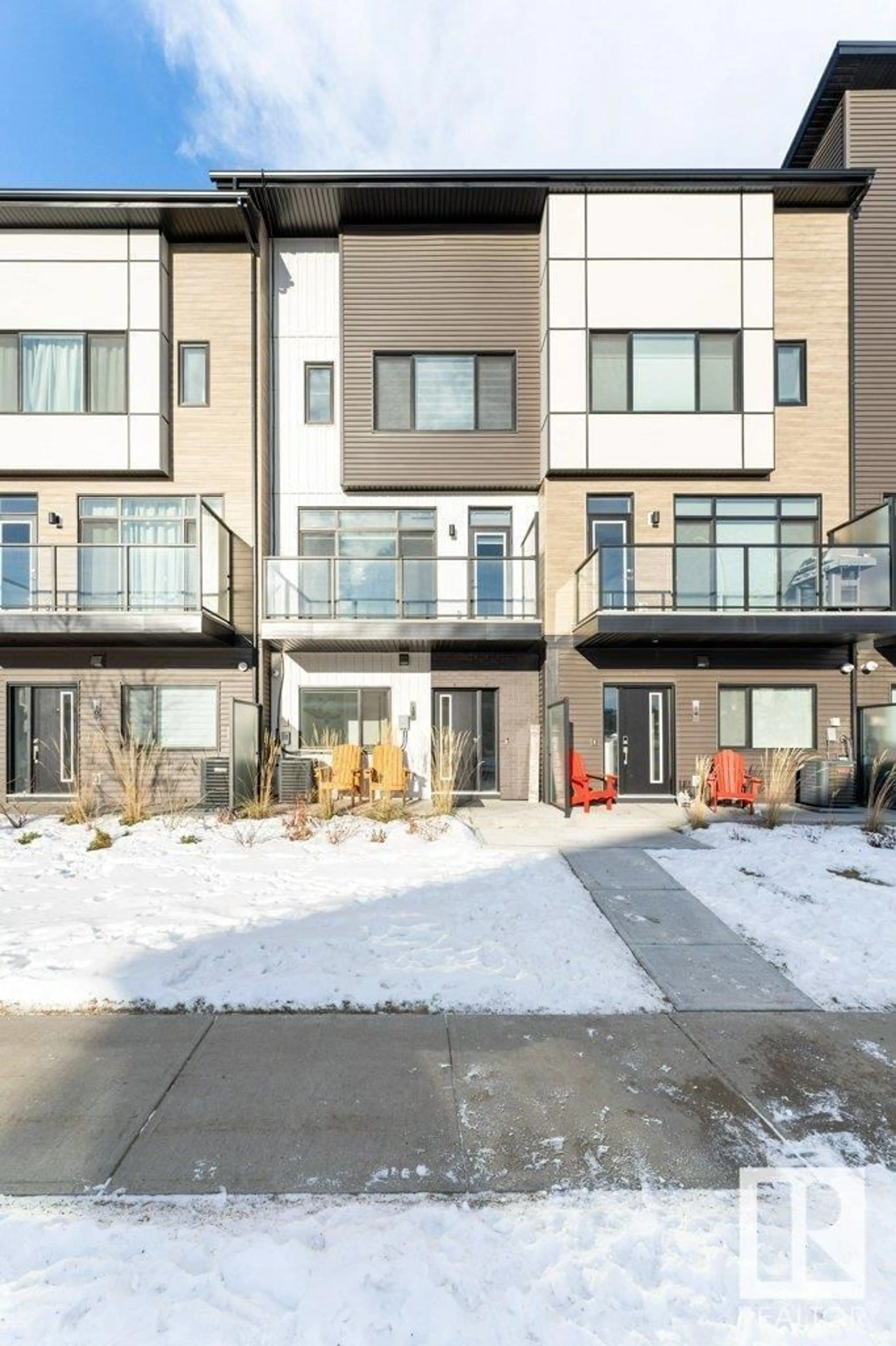 Patio, street for #12 50 EBONY BV, Sherwood Park Alberta T8H2X4