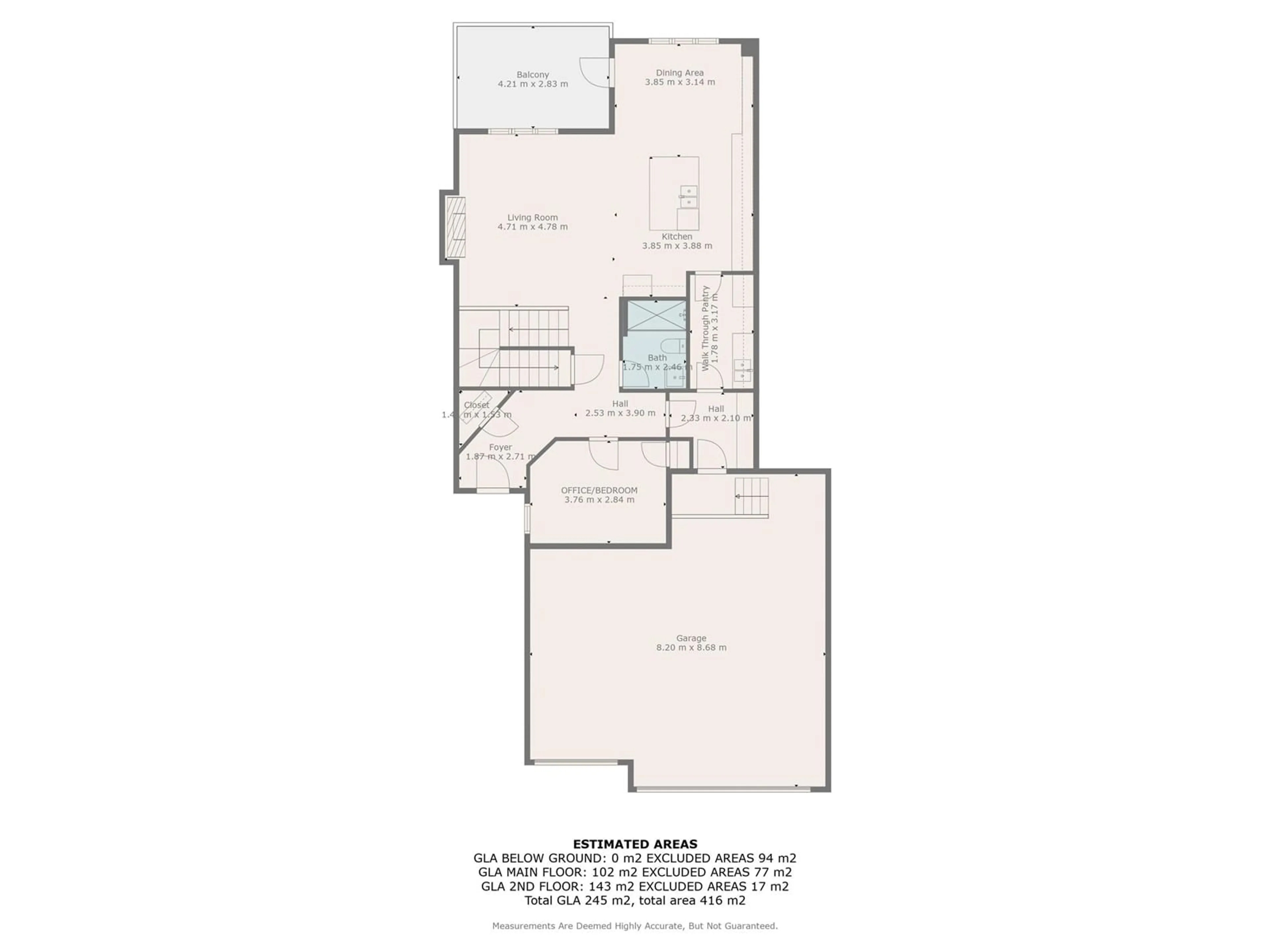 Floor plan for NW - 17043 45 ST, Edmonton Alberta T5Y4C9