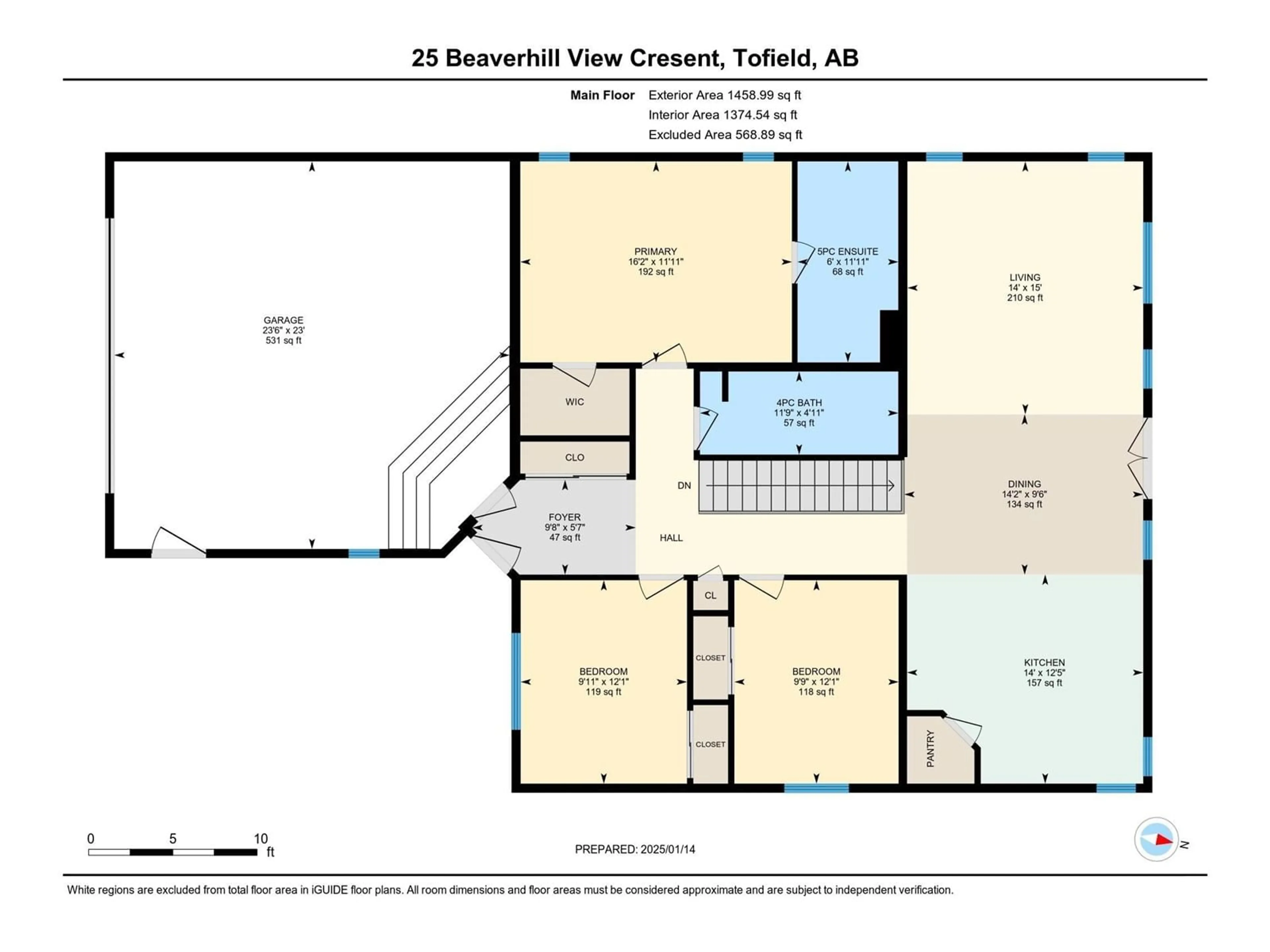 Floor plan for 25 BEAVERHILL VIEW CR, Tofield Alberta T0B4J0