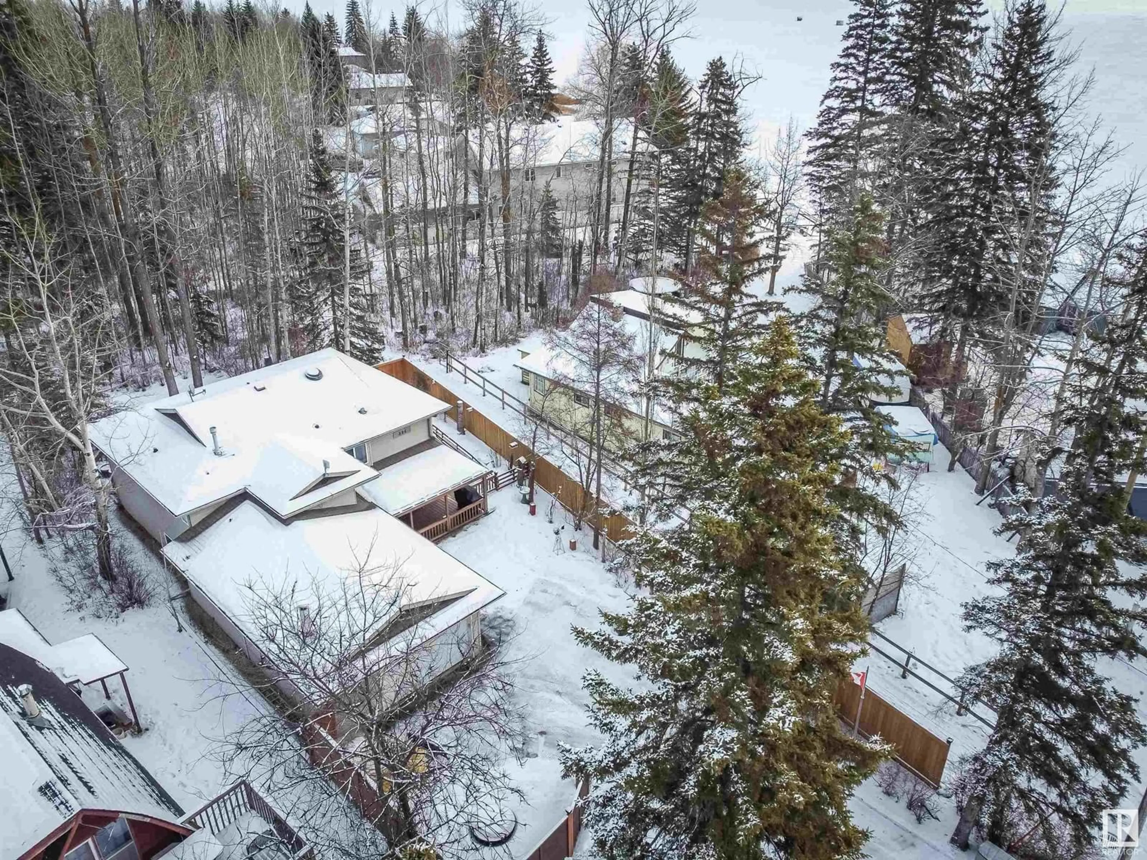 A pic from outside/outdoor area/front of a property/back of a property/a pic from drone, forest/trees view for 806 8 ST, Rural Lac Ste. Anne County Alberta T0E1A0