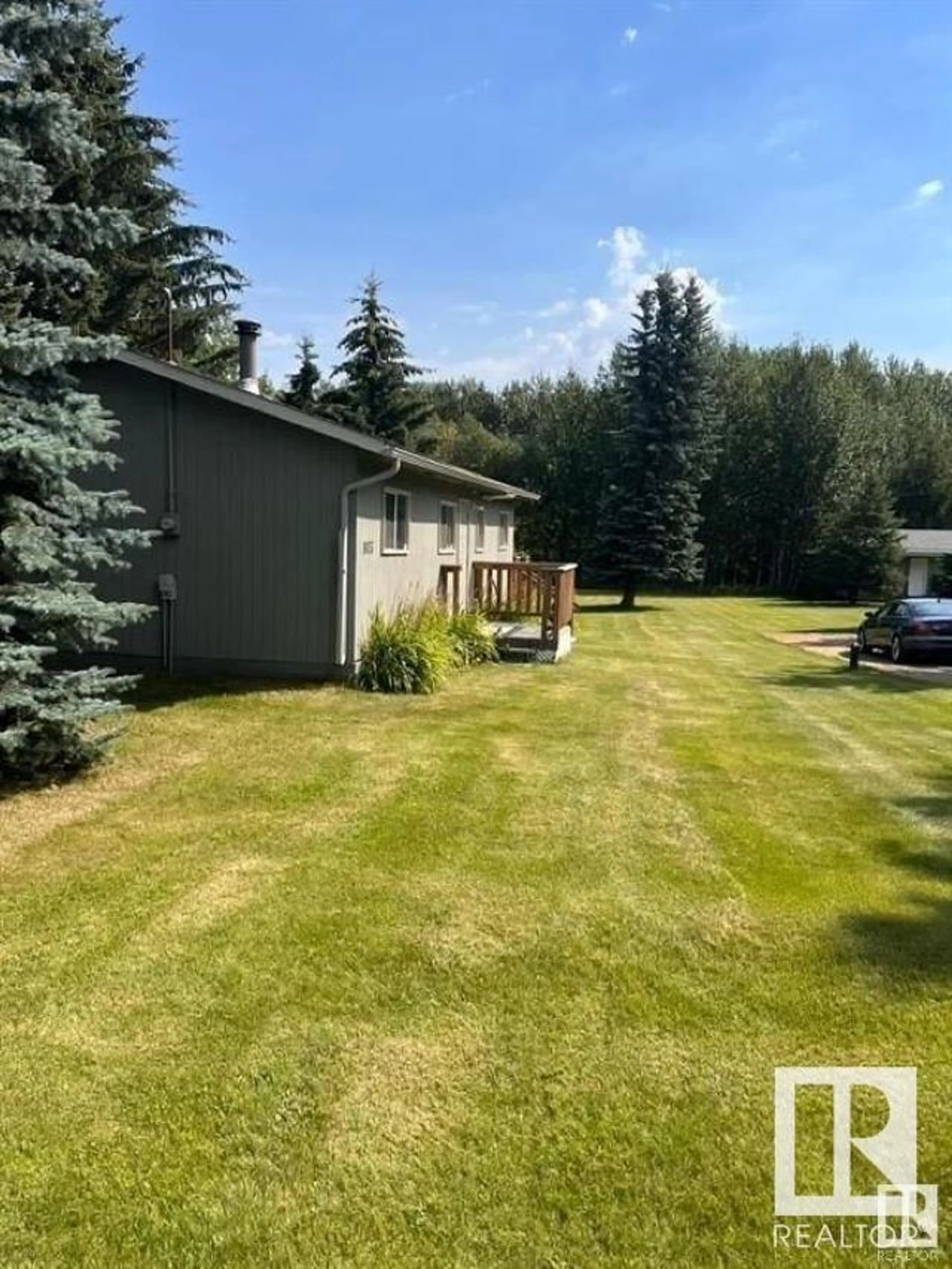 A pic from outside/outdoor area/front of a property/back of a property/a pic from drone, mountain view for 803 Marine DR, Rural Wetaskiwin County Alberta T0C2V0