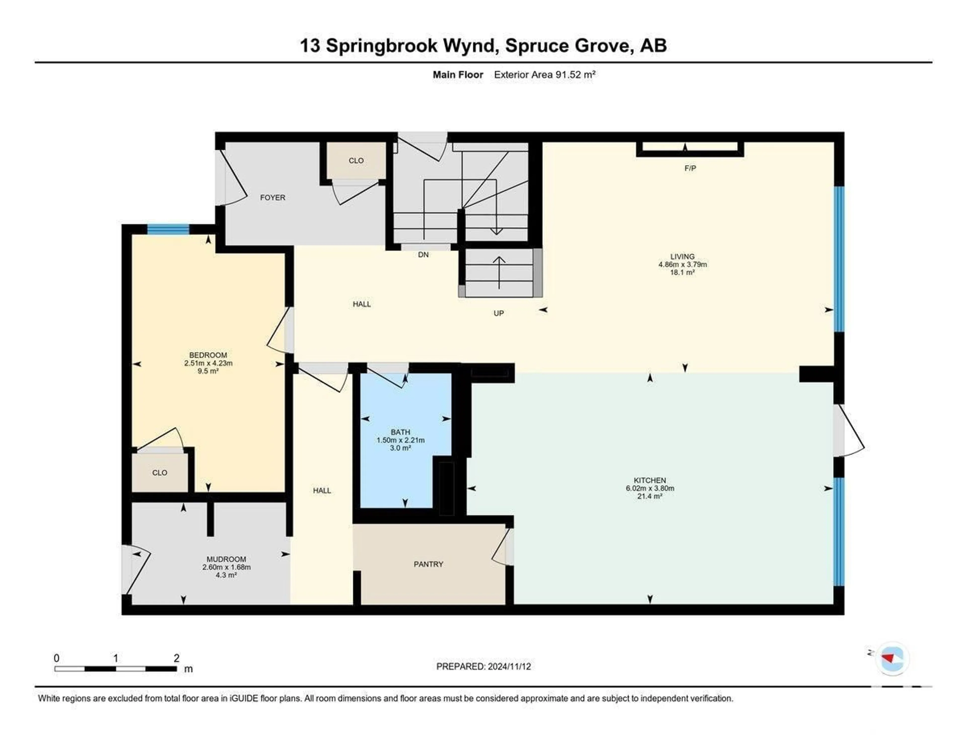 Floor plan for 13 SPRINGBROOK WD, Spruce Grove Alberta T7X0E7