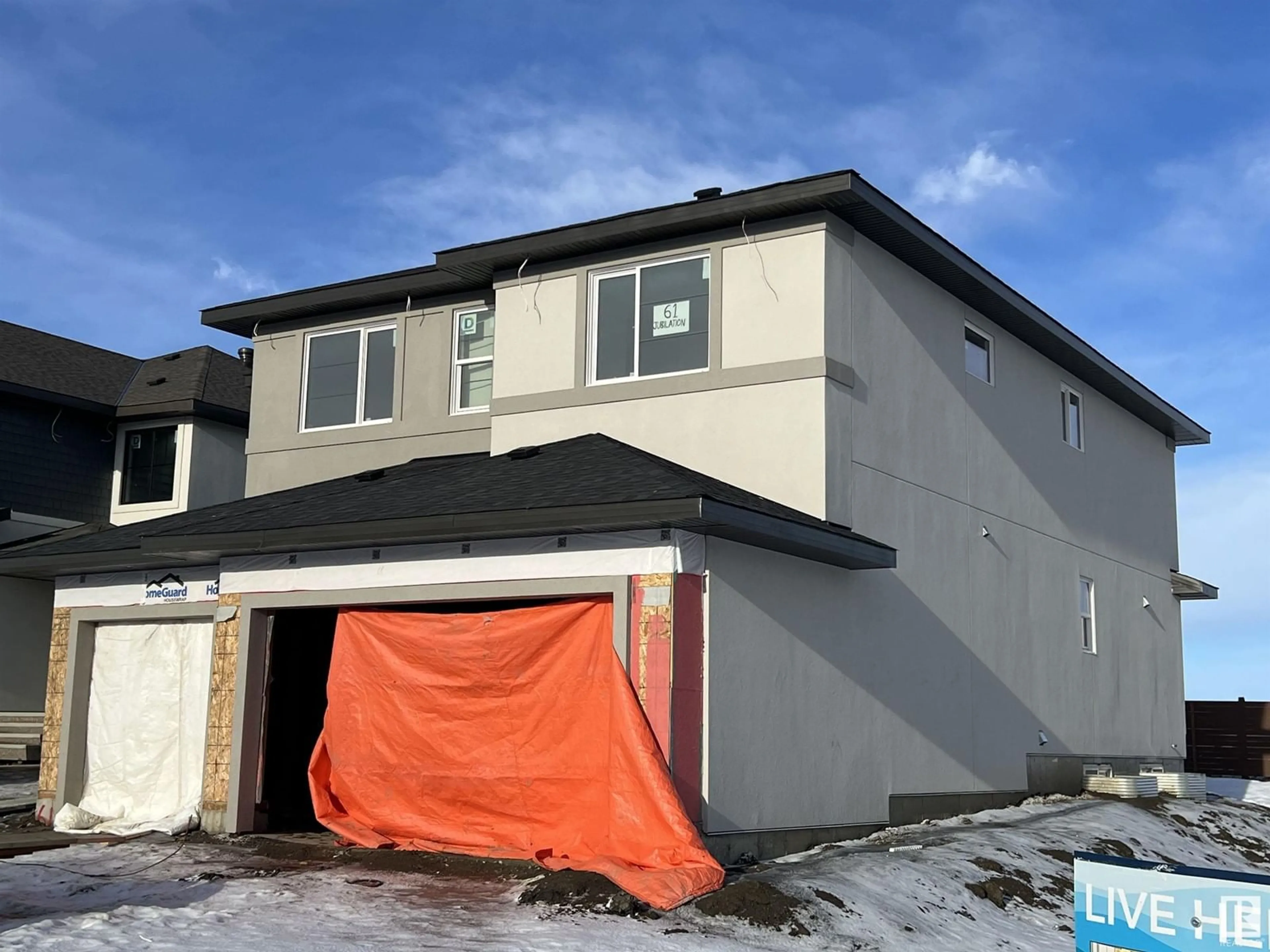 Home with vinyl exterior material, building for 61 JUBILATION DR, St. Albert Alberta T8N7W7