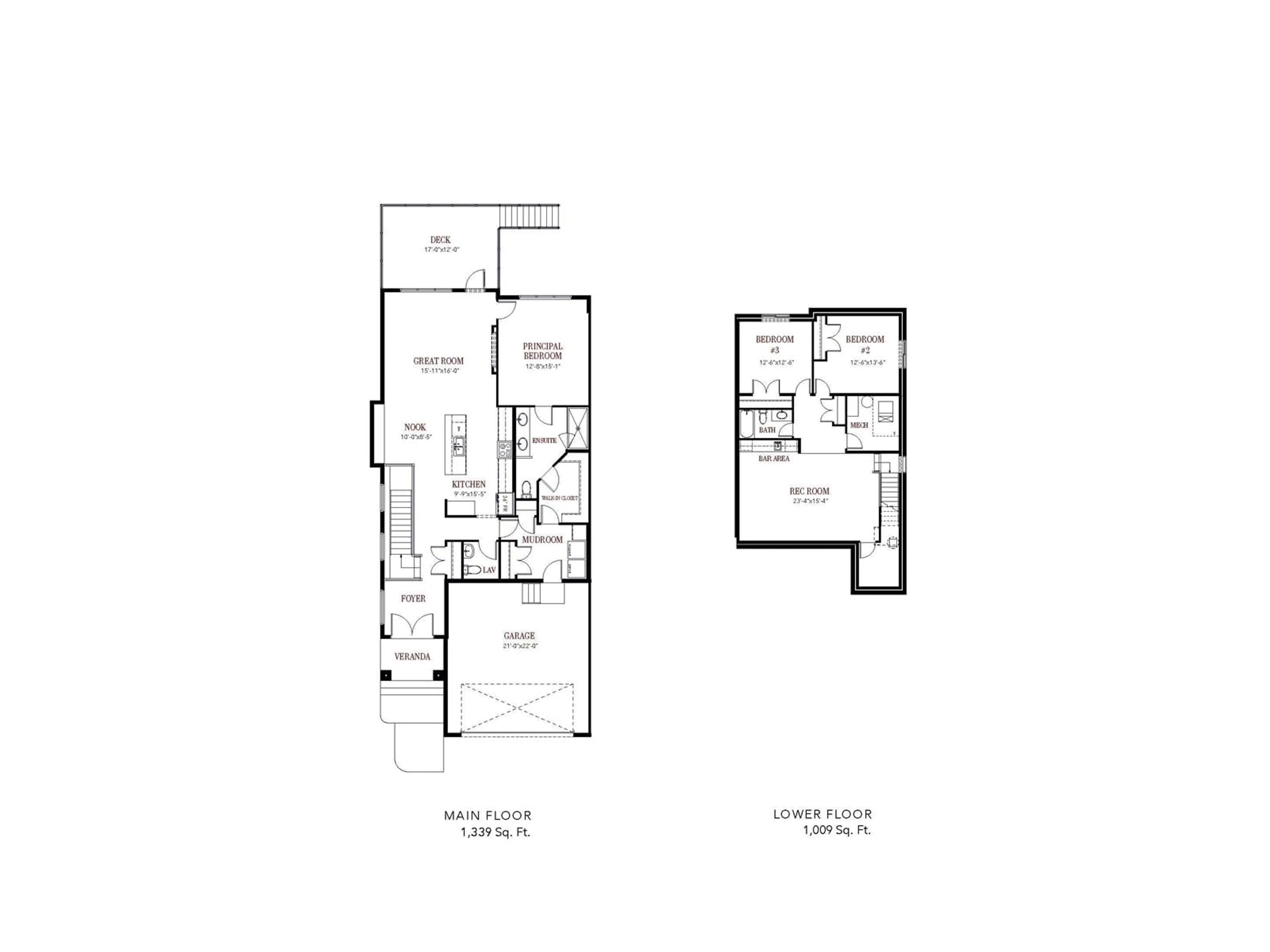 Floor plan for 13 Newbury CI, Sherwood Park Alberta T8B0G1