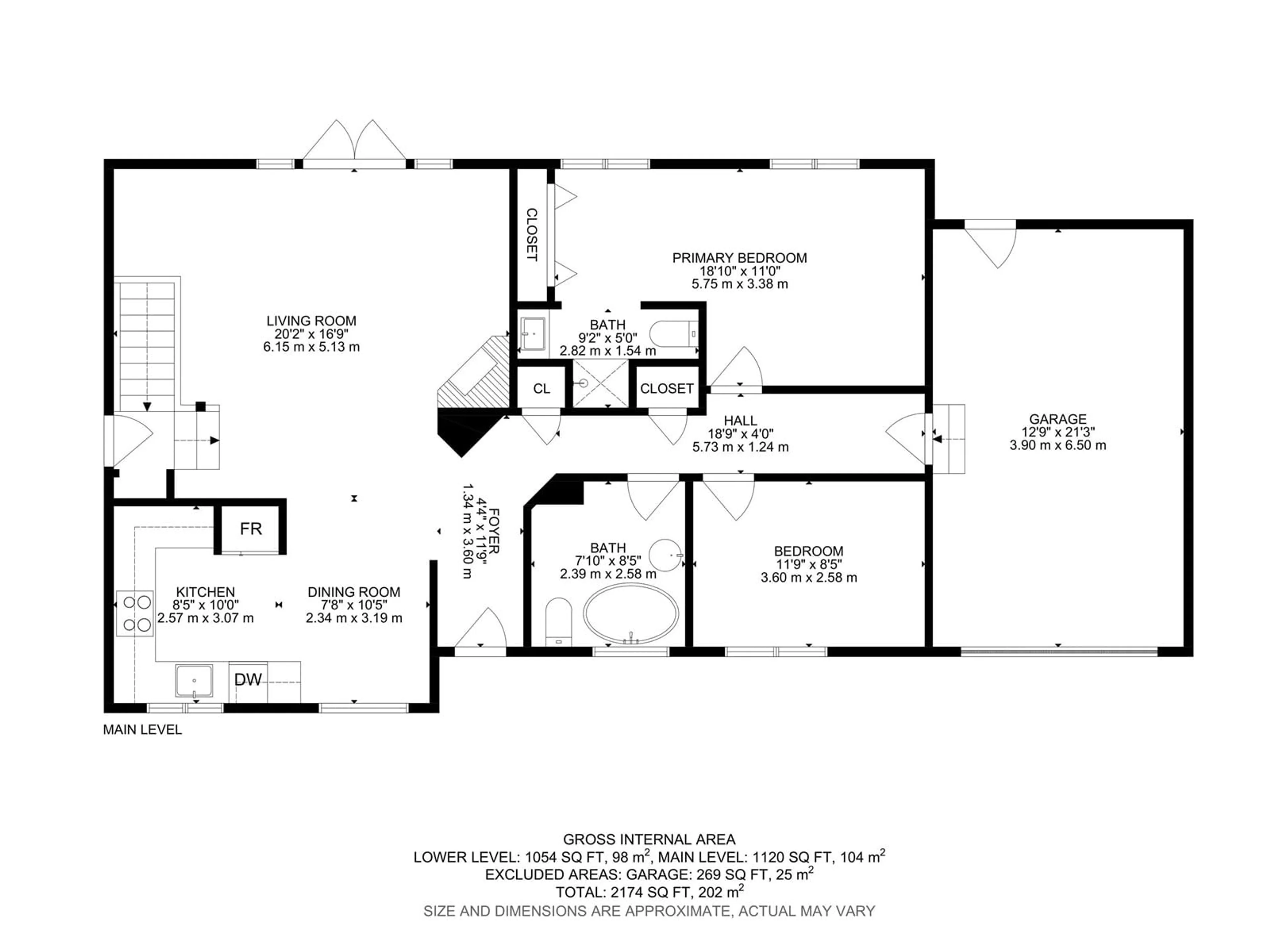 Floor plan for 206 FIR ST, Sherwood Park Alberta T8A2A4