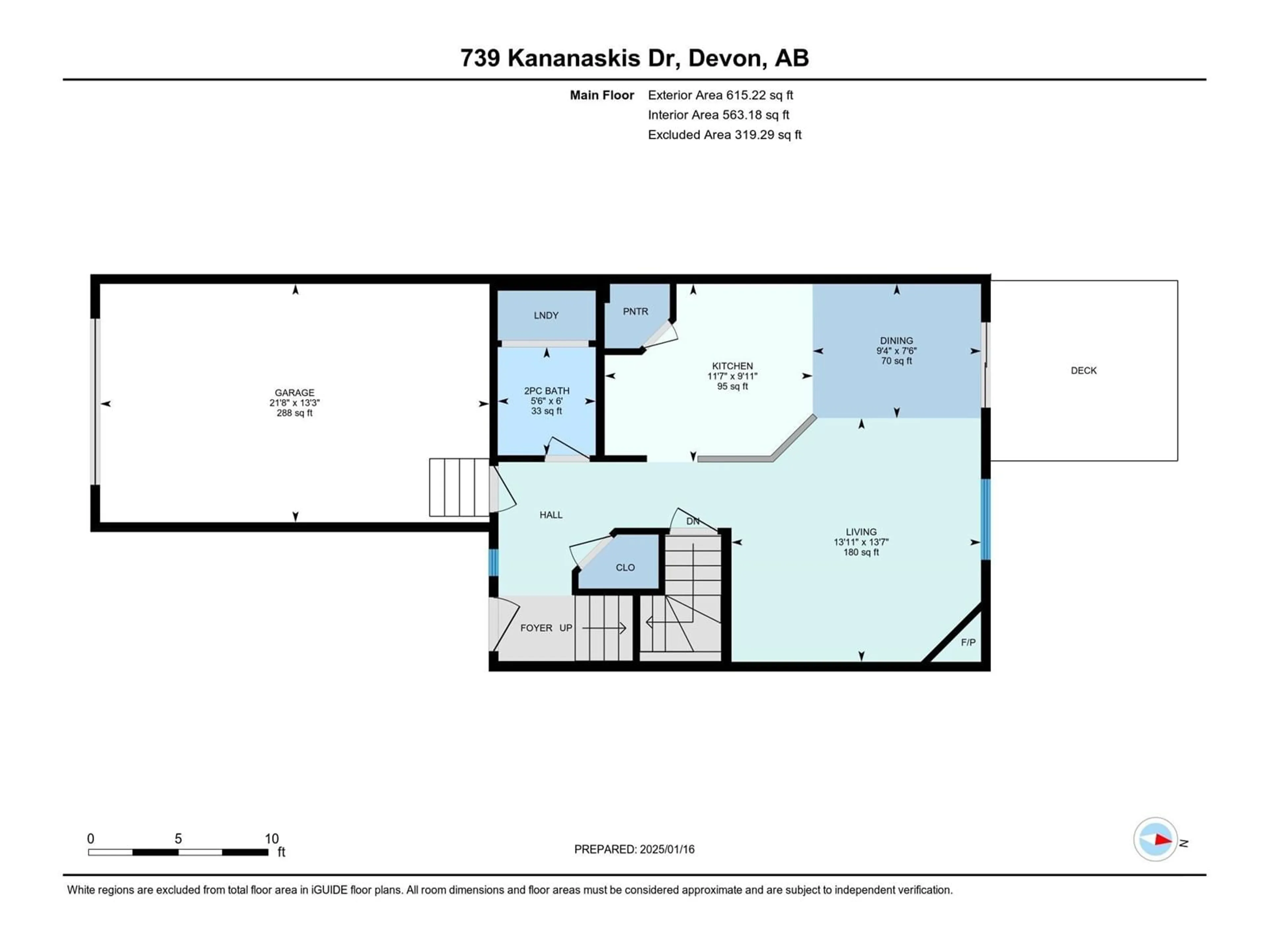 Floor plan for 739 KANANASKIS DR, Devon Alberta T9G2G7