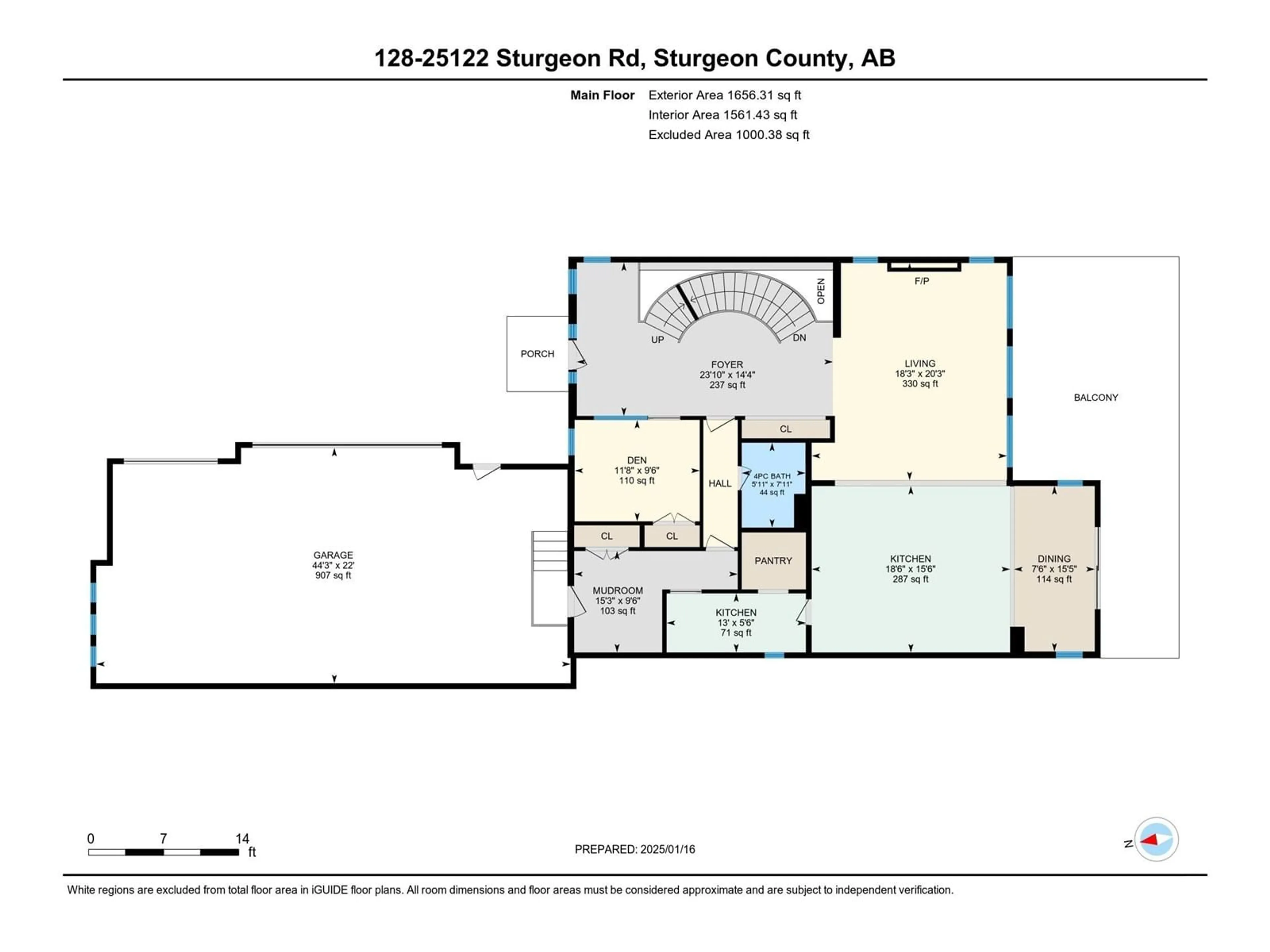 Floor plan for #128 25122 STURGEON RD, Rural Sturgeon County Alberta T8T1S6