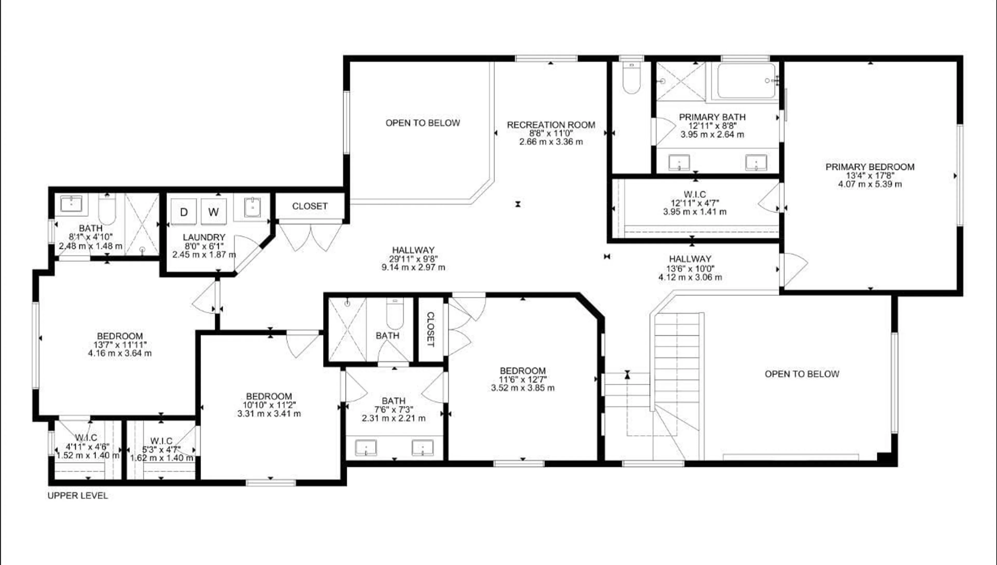 Floor plan for 2517 14A AV NW, Edmonton Alberta T6T2T6