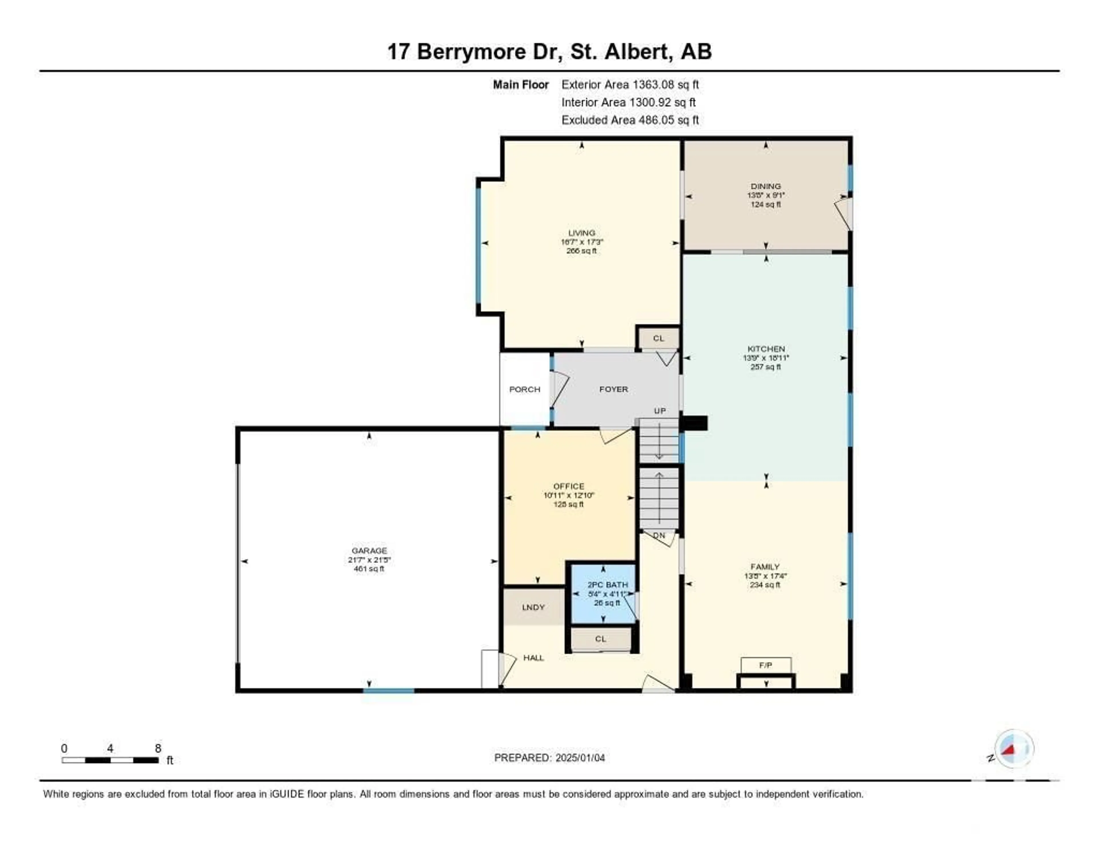 Floor plan for 17 BERRYMORE DR, St. Albert Alberta T8N2Y5