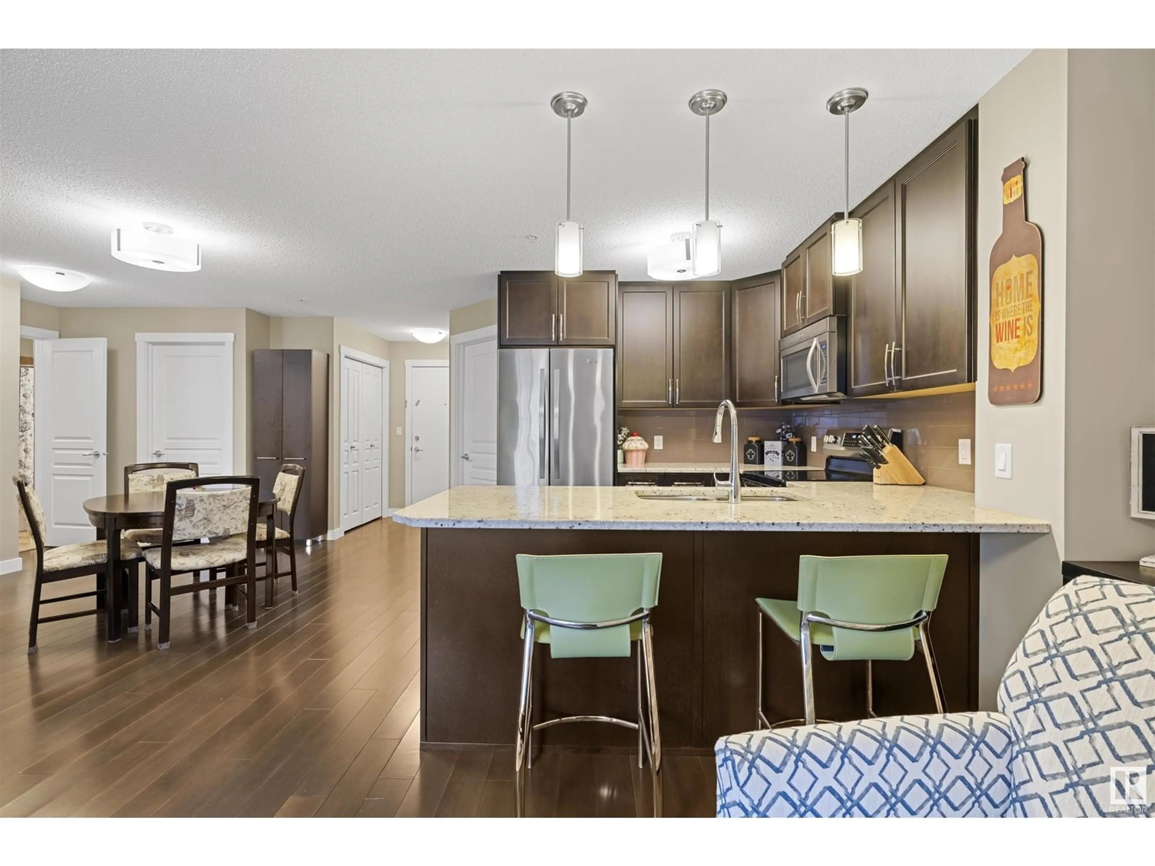 Open concept kitchen, unknown for #214 2207 44 AV NW, Edmonton Alberta T6T0T2