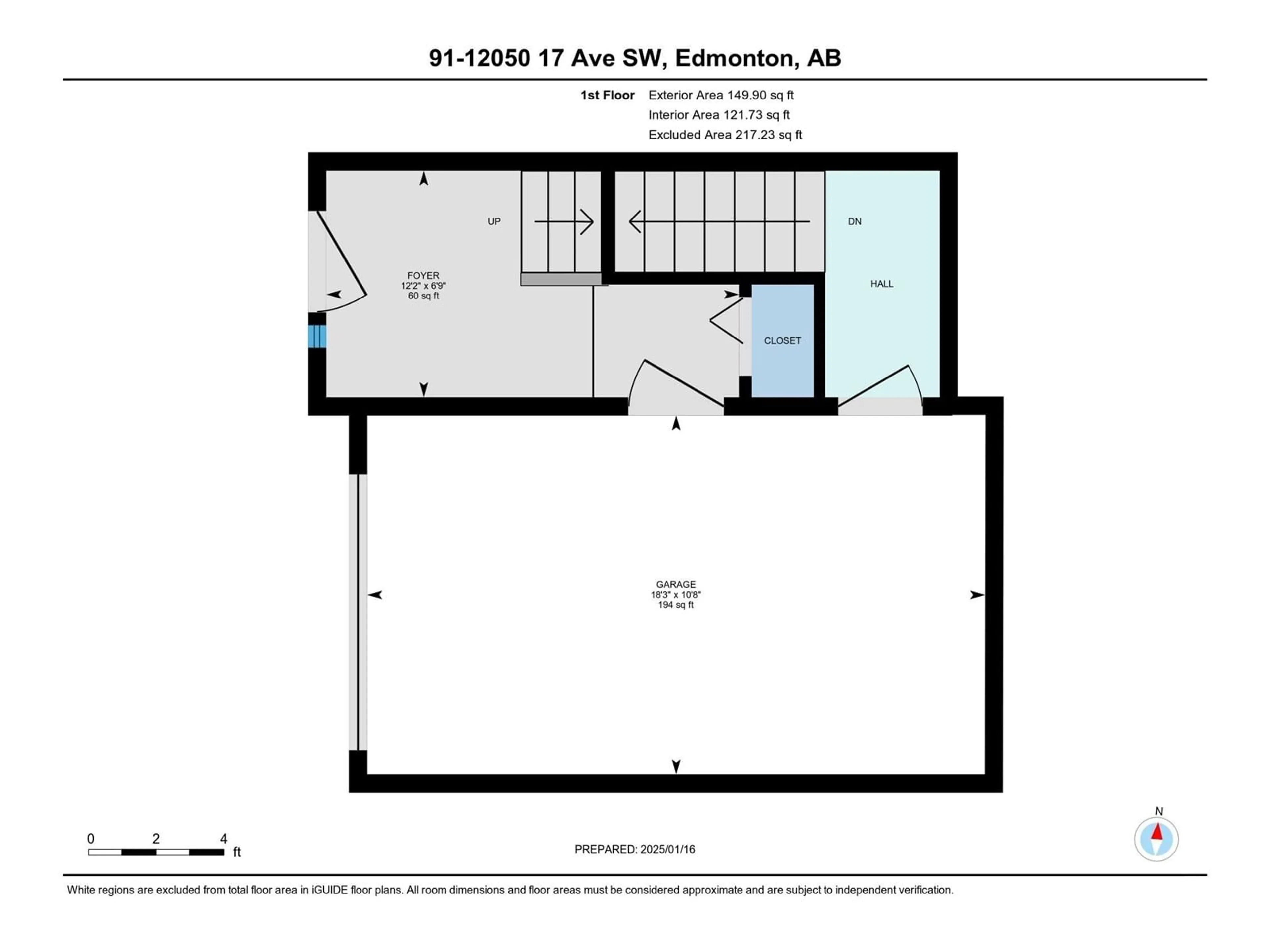 Floor plan for #91 12050 17 AV SW SW, Edmonton Alberta T6W1X4