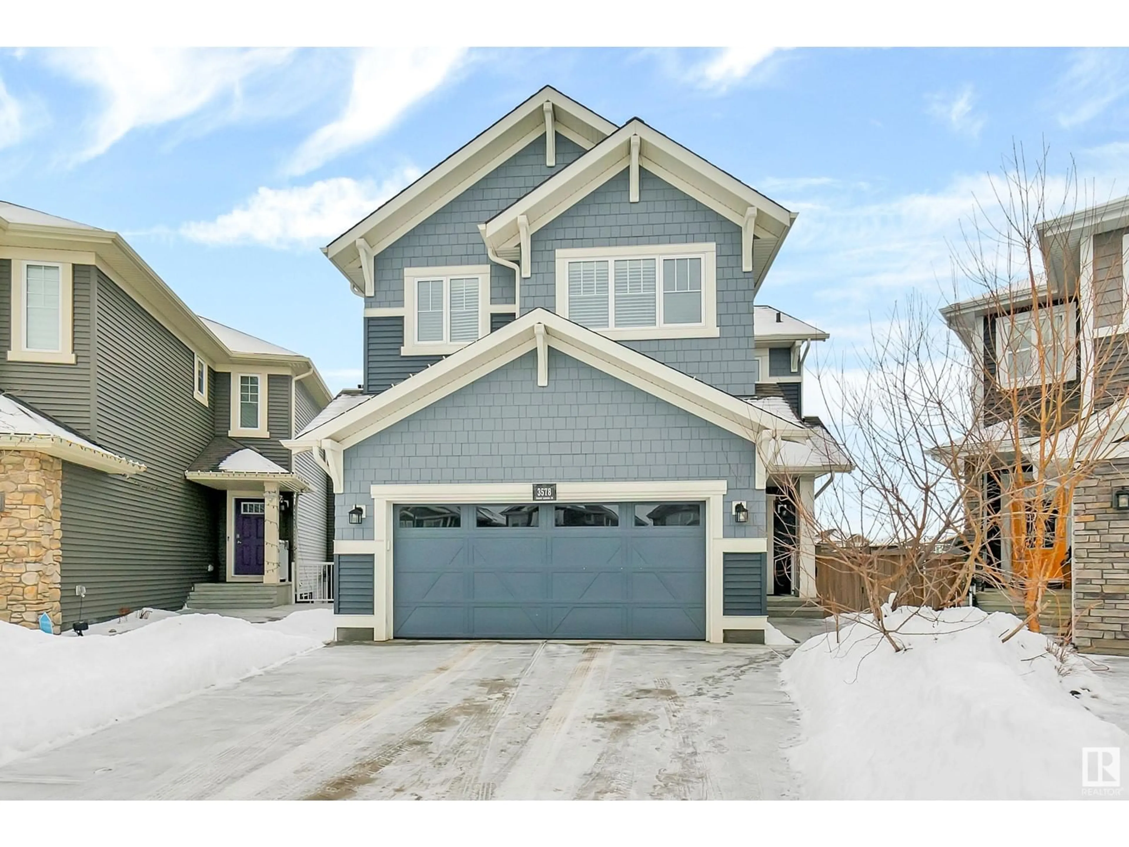 Home with vinyl exterior material, street for 3578 CHERRY LANDING SW, Edmonton Alberta T6X2B5