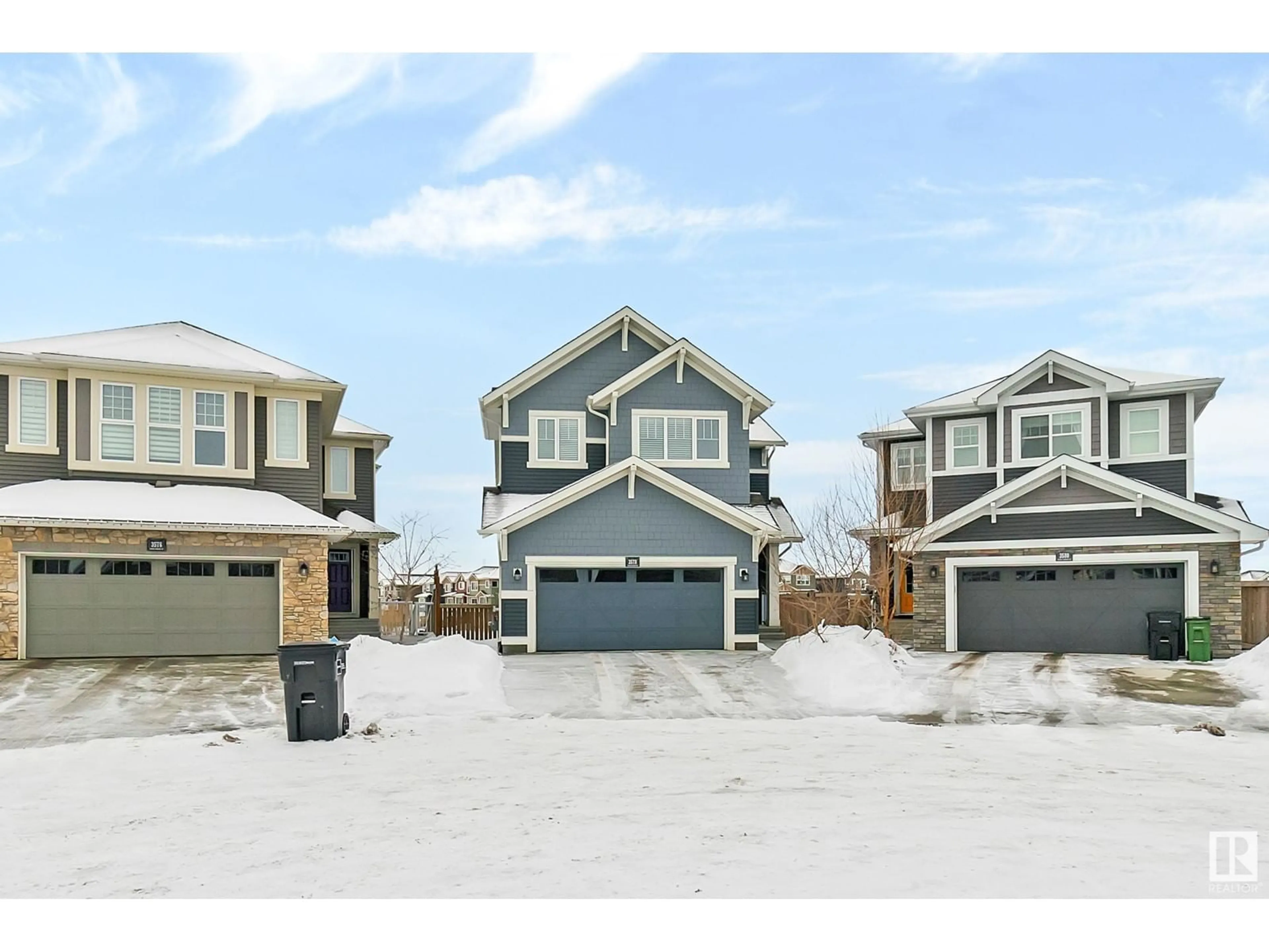 A pic from outside/outdoor area/front of a property/back of a property/a pic from drone, street for 3578 CHERRY LANDING SW, Edmonton Alberta T6X2B5