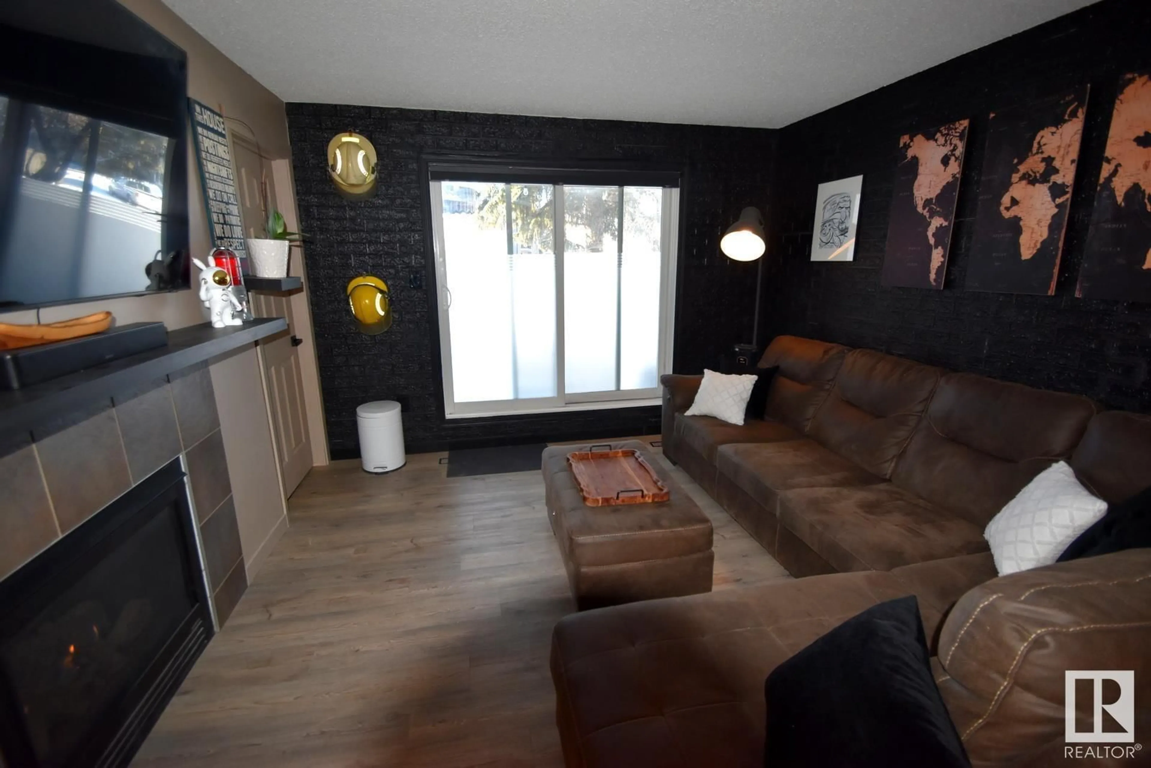 Living room with furniture, unknown for #112 40 Alpine Place, St. Albert Alberta T8N3Y2