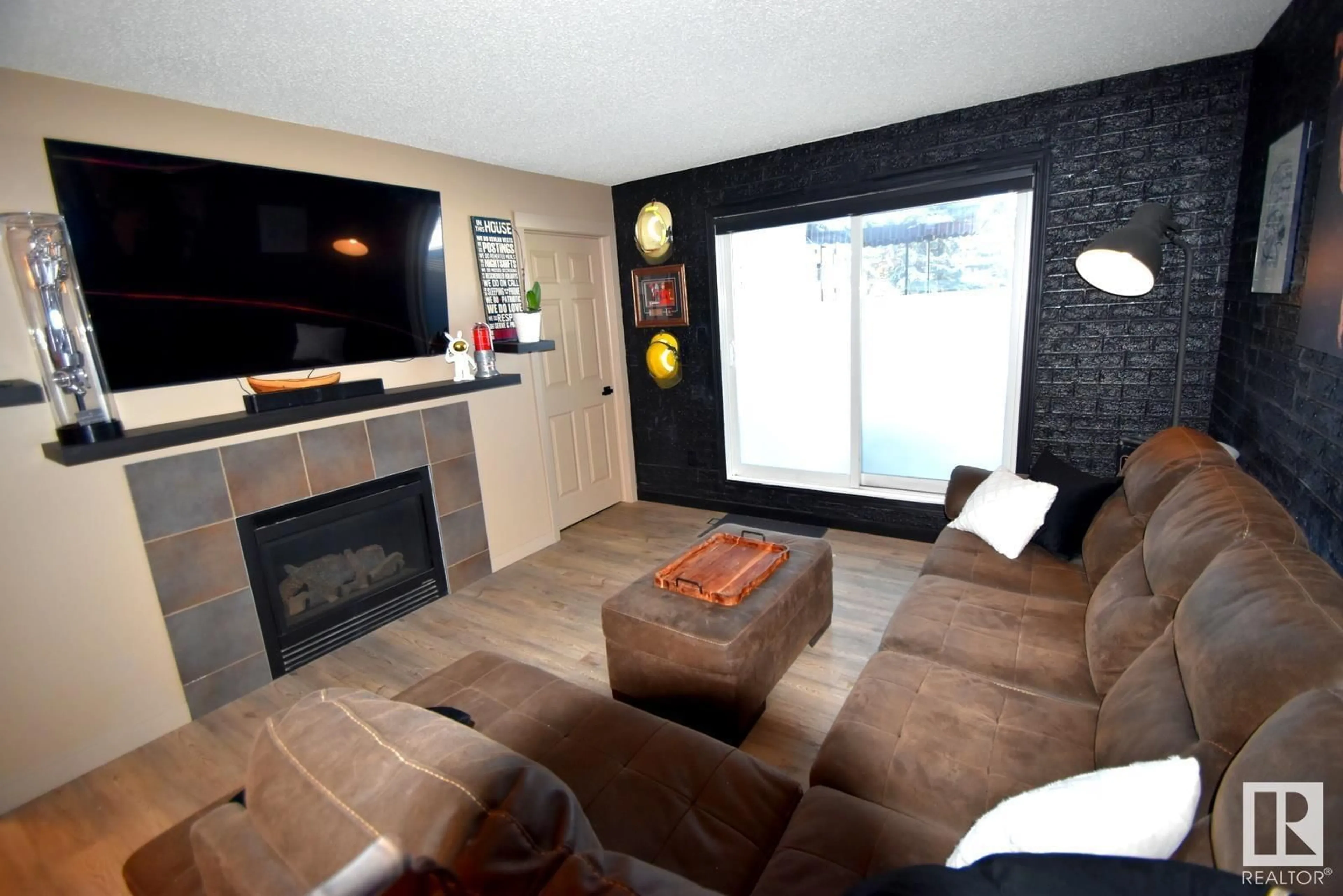 Living room with furniture, unknown for #112 40 Alpine Place, St. Albert Alberta T8N3Y2