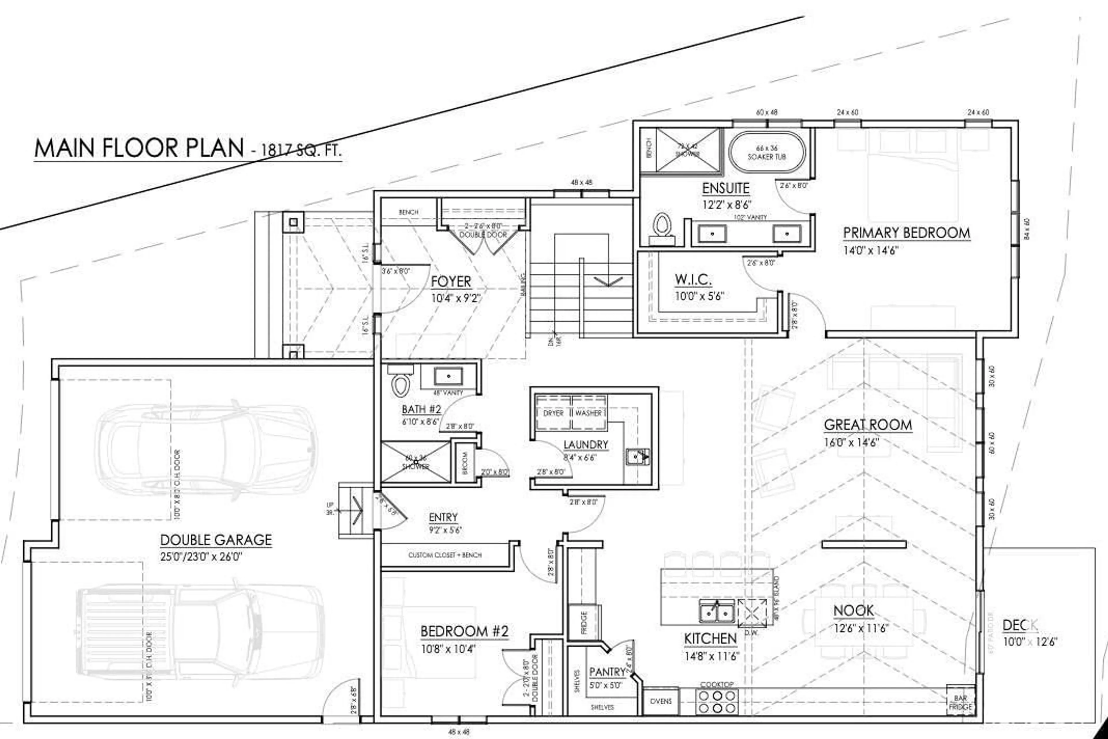 Floor plan for 15 Sydwyck CI, Spruce Grove Alberta T7X0A0