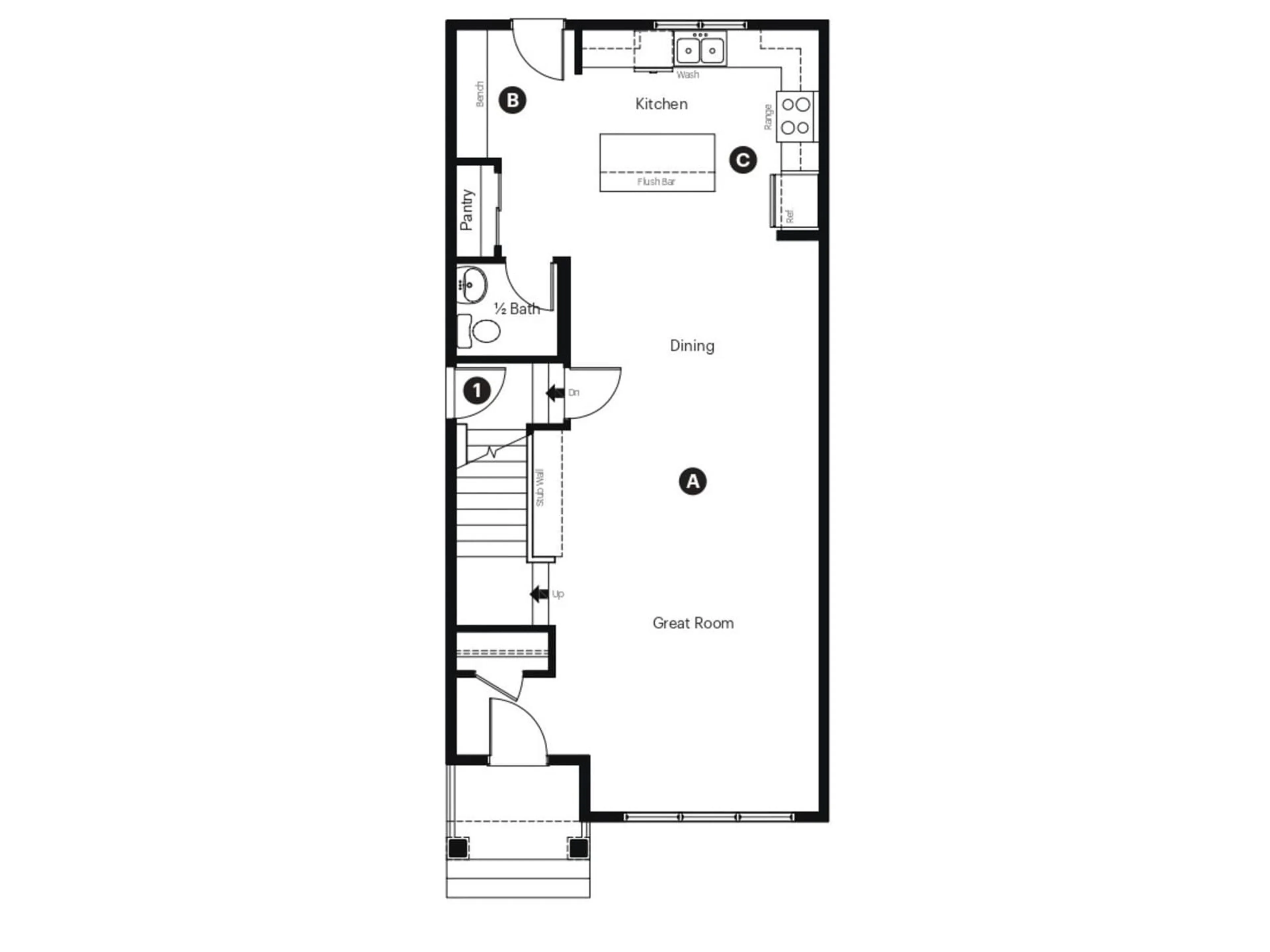 Floor plan for 6244 175 AV NW, Edmonton Alberta T5Y4H3