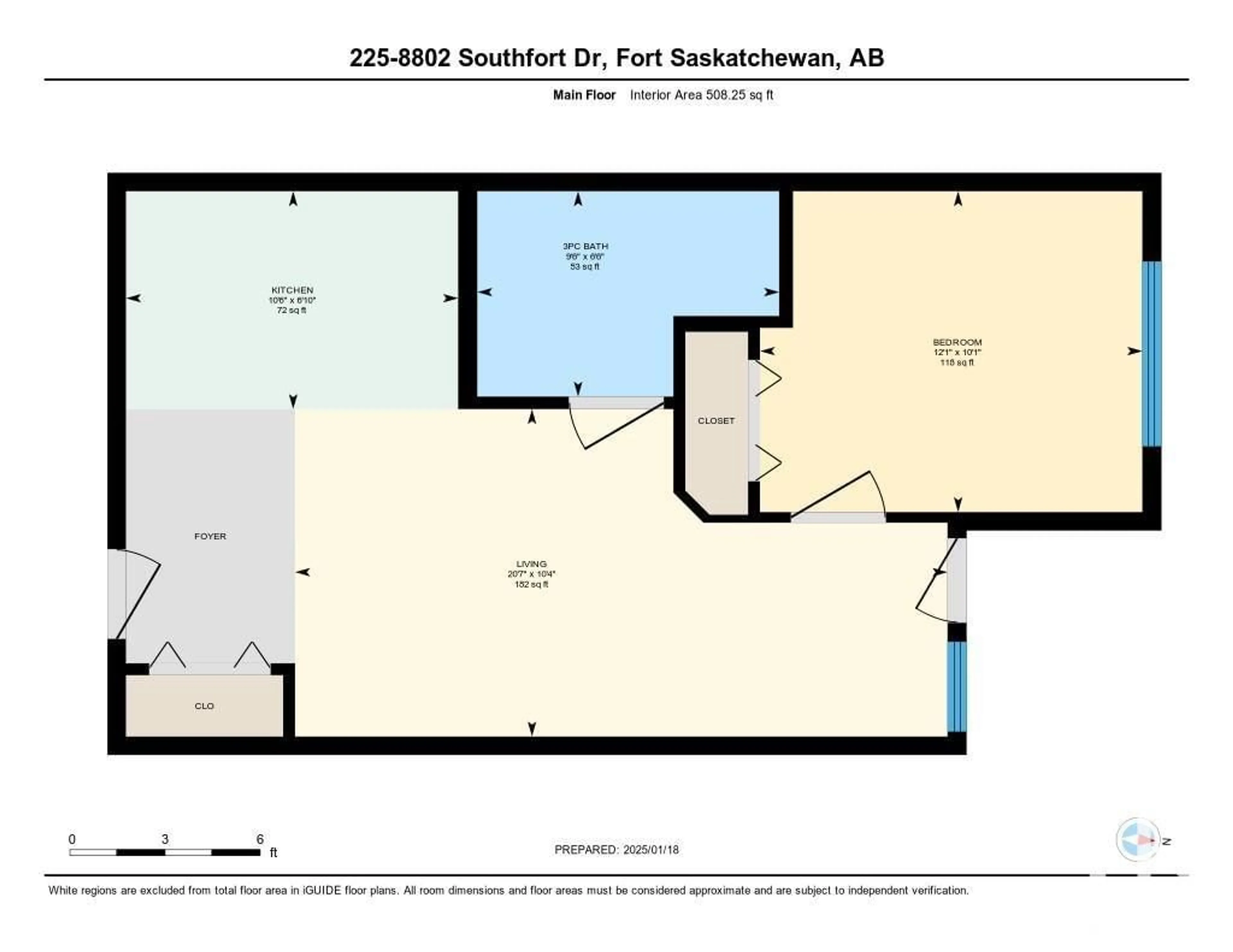 Floor plan for #225 8802 SOUTHFORT DR, Fort Saskatchewan Alberta T8L4R6