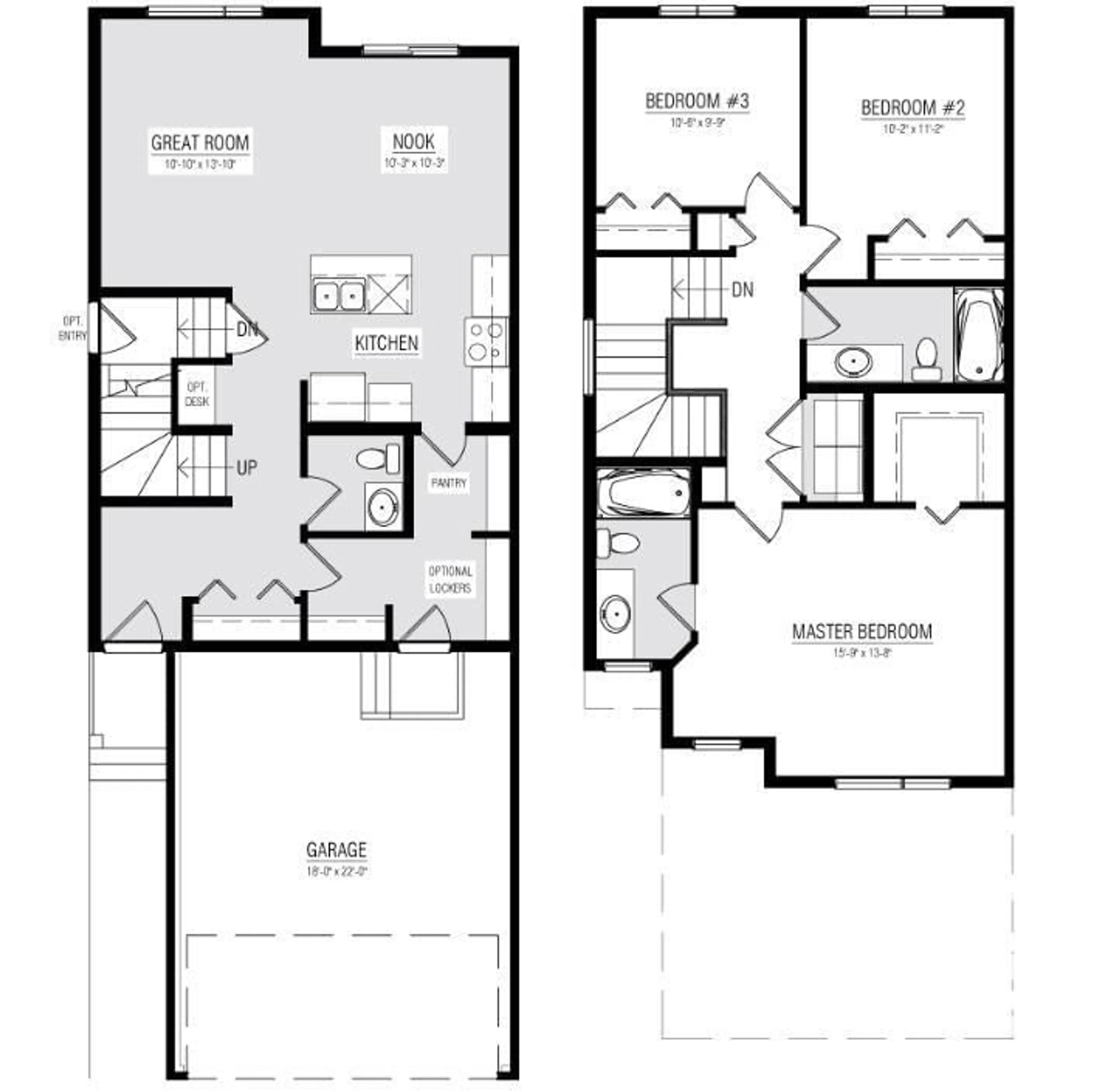 Floor plan for 3424 169 ST SW, Edmonton Alberta T6W5M4