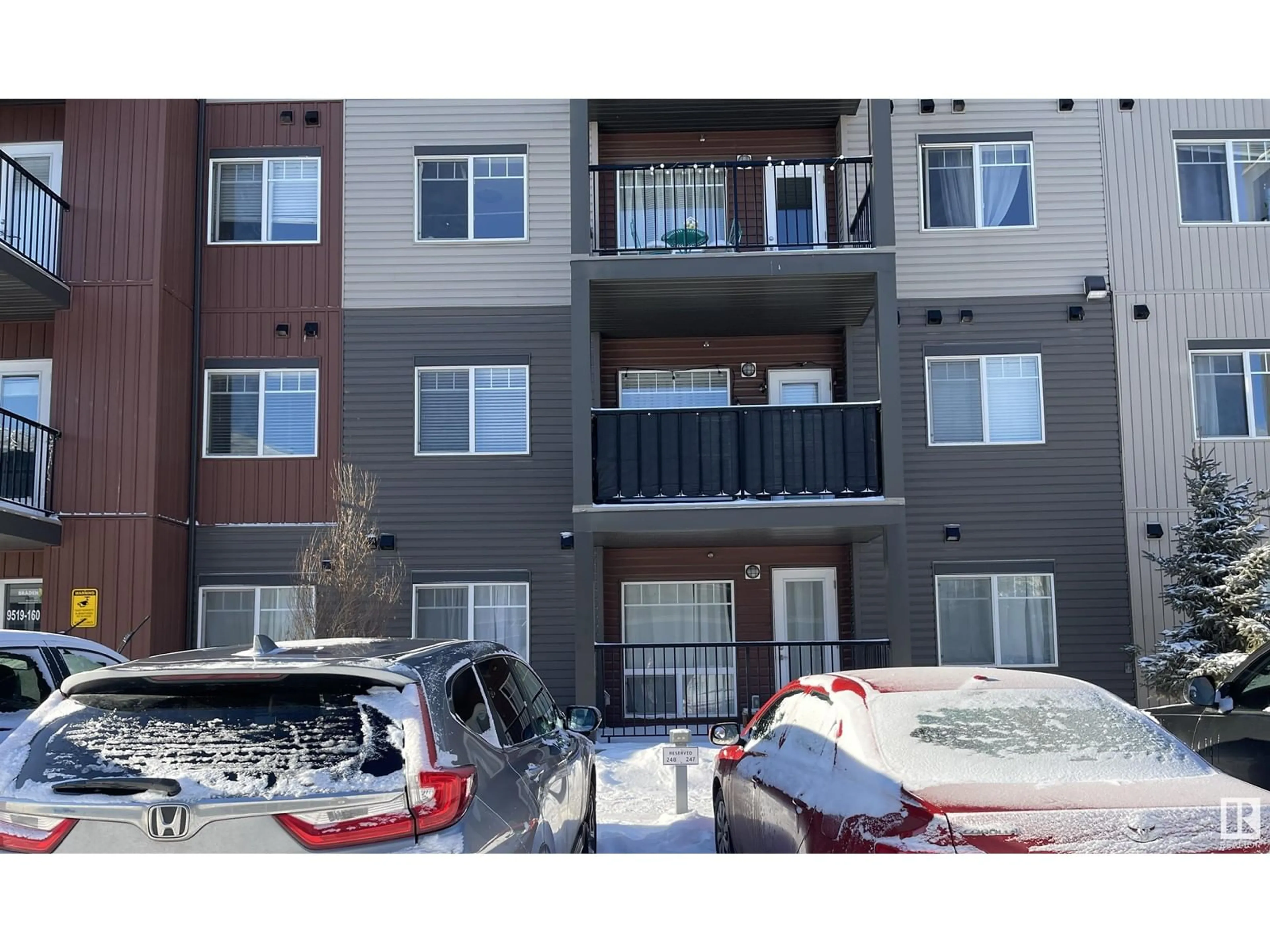 A pic from outside/outdoor area/front of a property/back of a property/a pic from drone, unknown for #112 9519 160 AV NW NW, Edmonton Alberta T5Z0N1