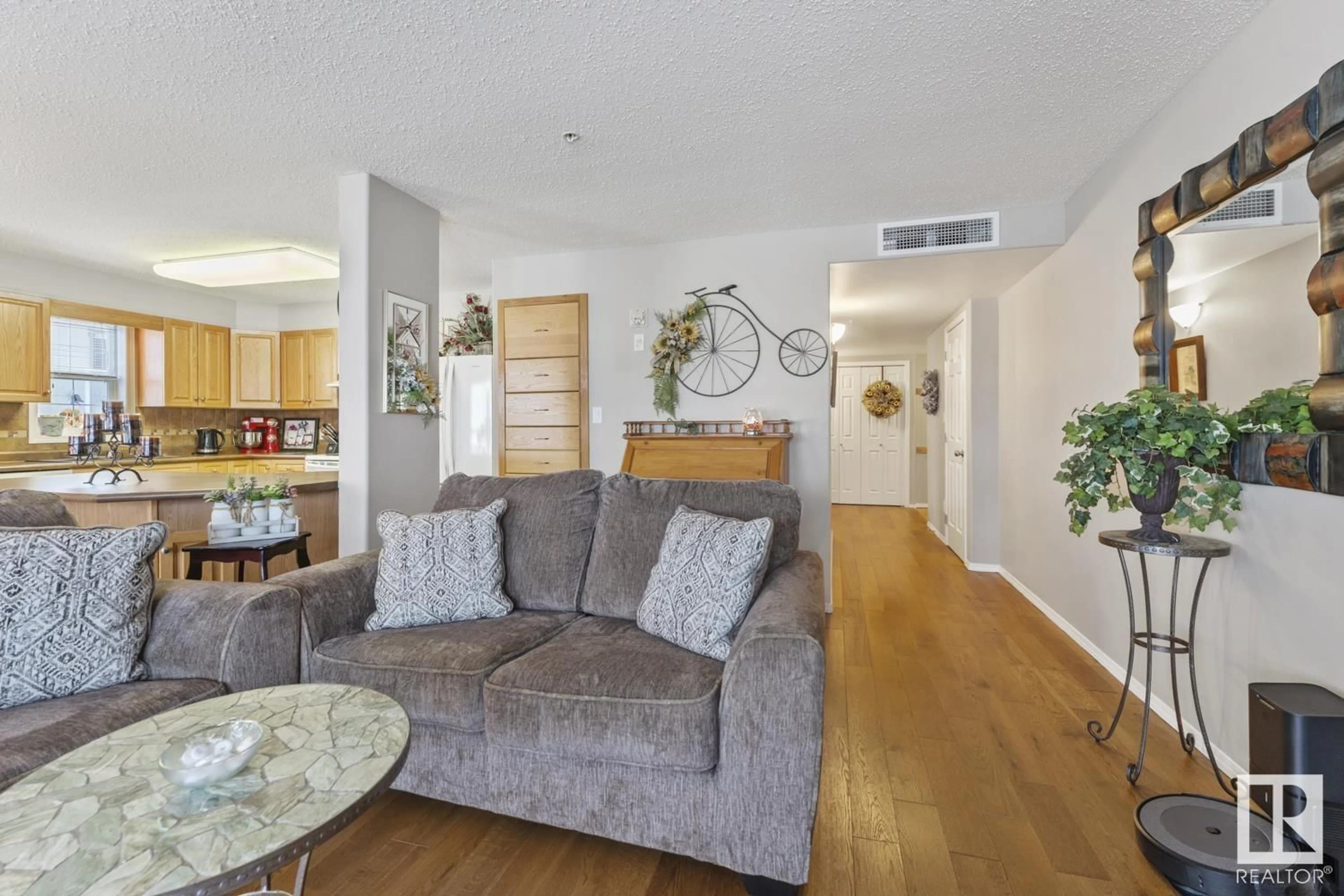 Living room with furniture, unknown for #203 1605 7 AV, Cold Lake Alberta T9M0A6