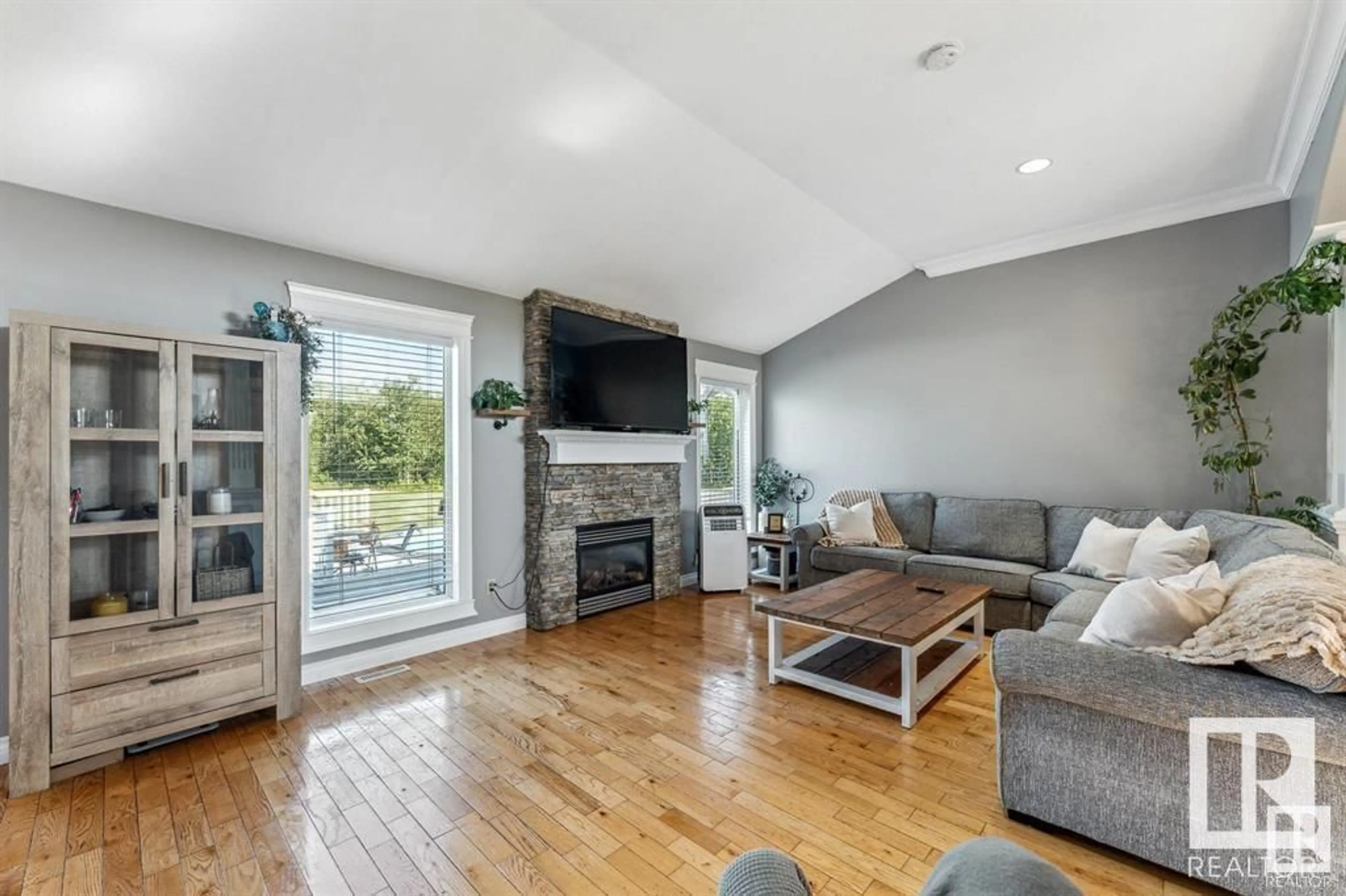 Living room with furniture, unknown for 54 20508 Township Road 502, Rural Beaver County Alberta T0B4J2