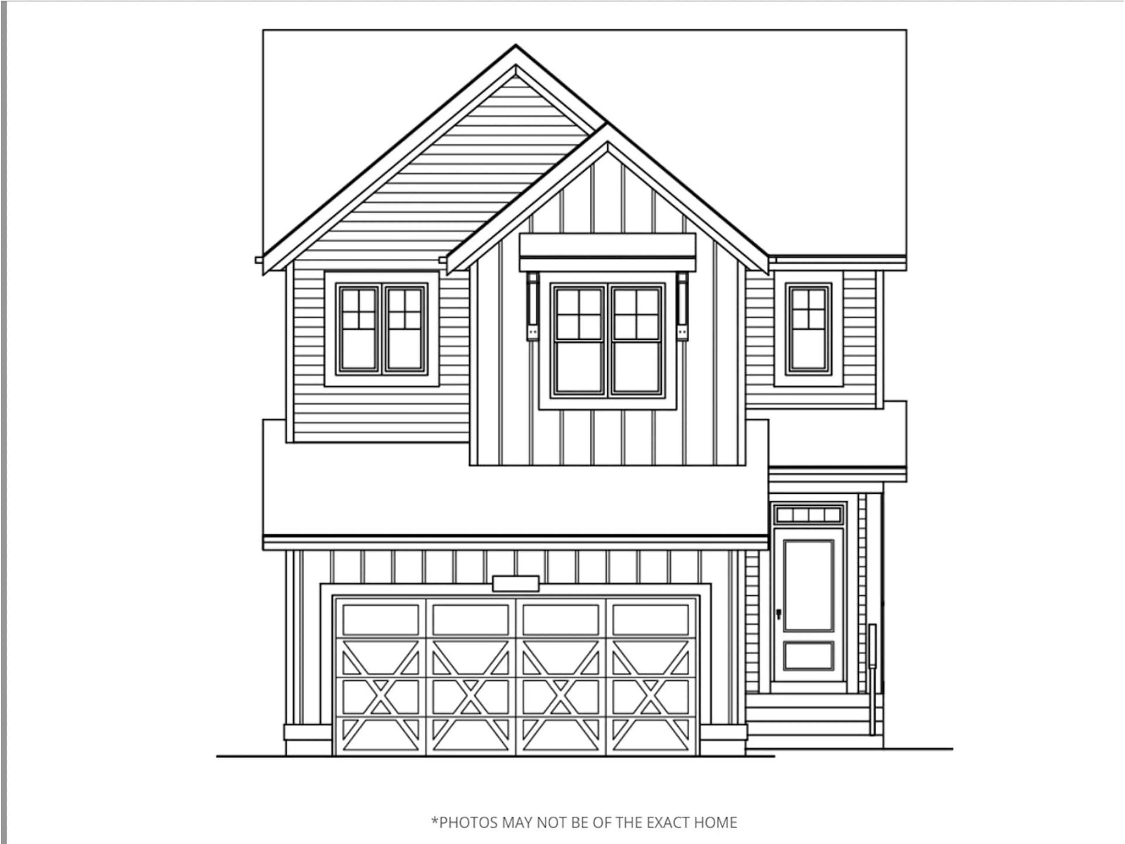 Floor plan for 2436 206 ST NW, Edmonton Alberta T6M1N6