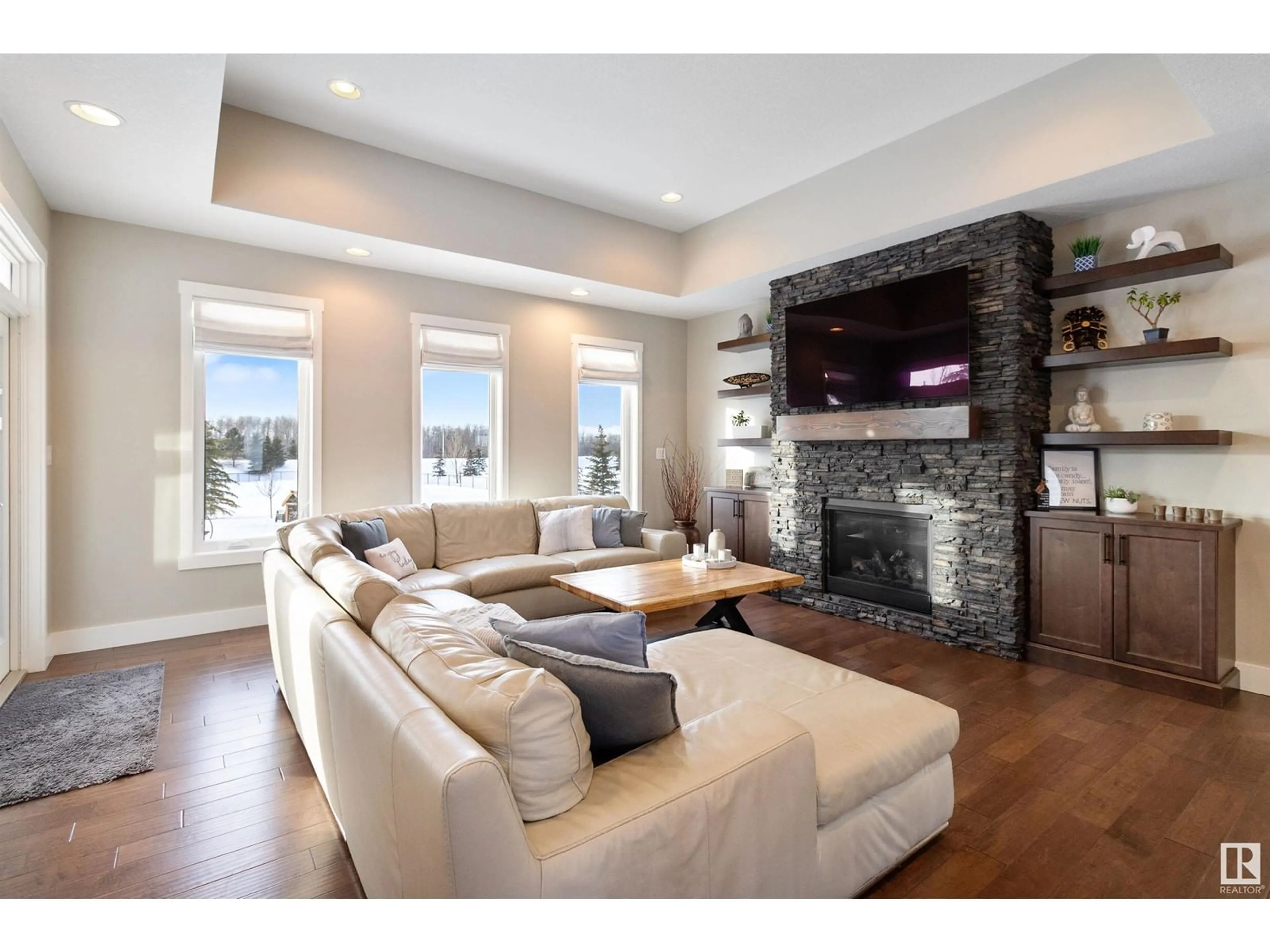 Living room with furniture, unknown for #385 52422 RGE ROAD 224, Rural Strathcona County Alberta T8A6N1