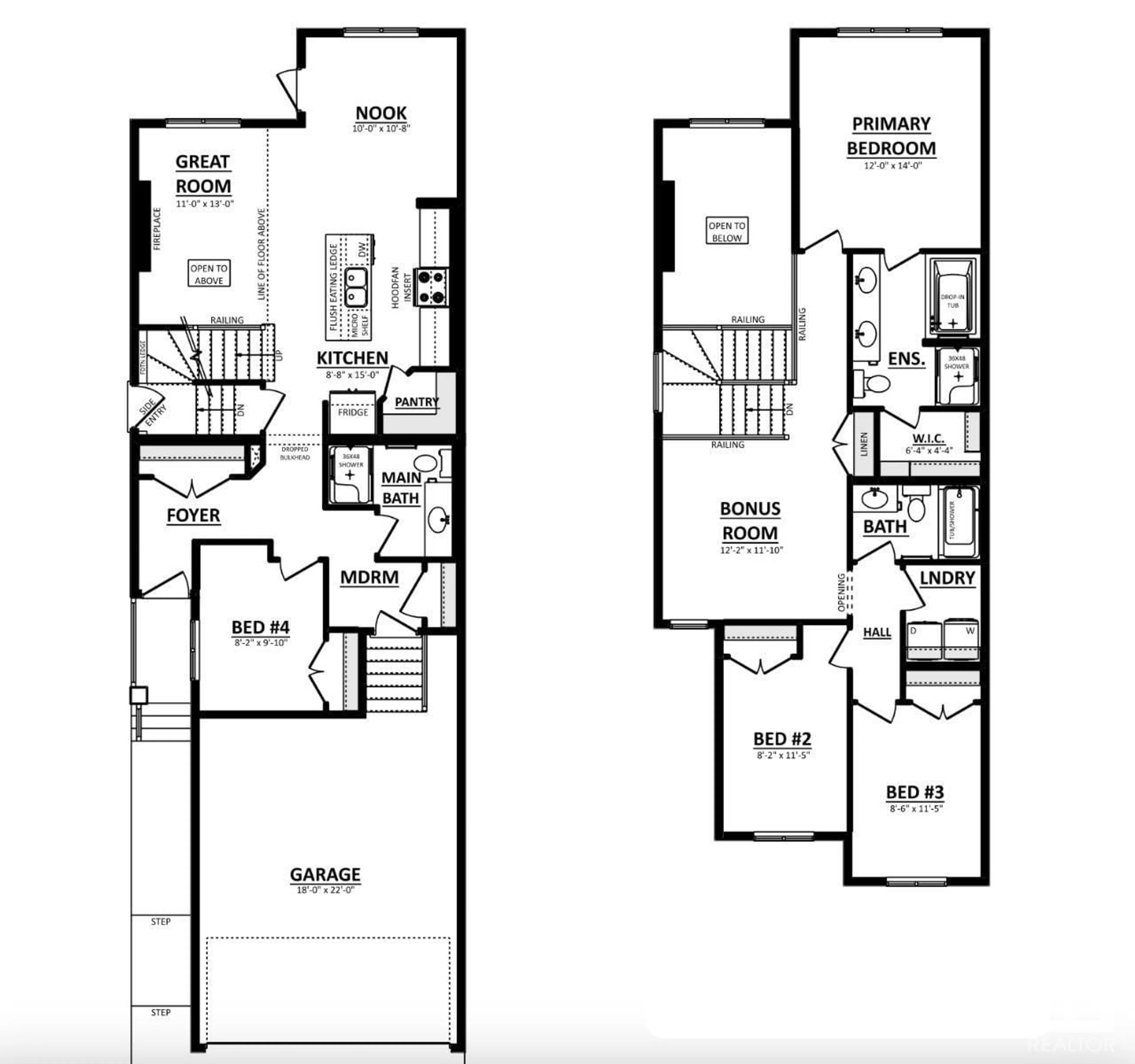 Floor plan for SW - 2736 65 ST, Edmonton Alberta T6X1A3