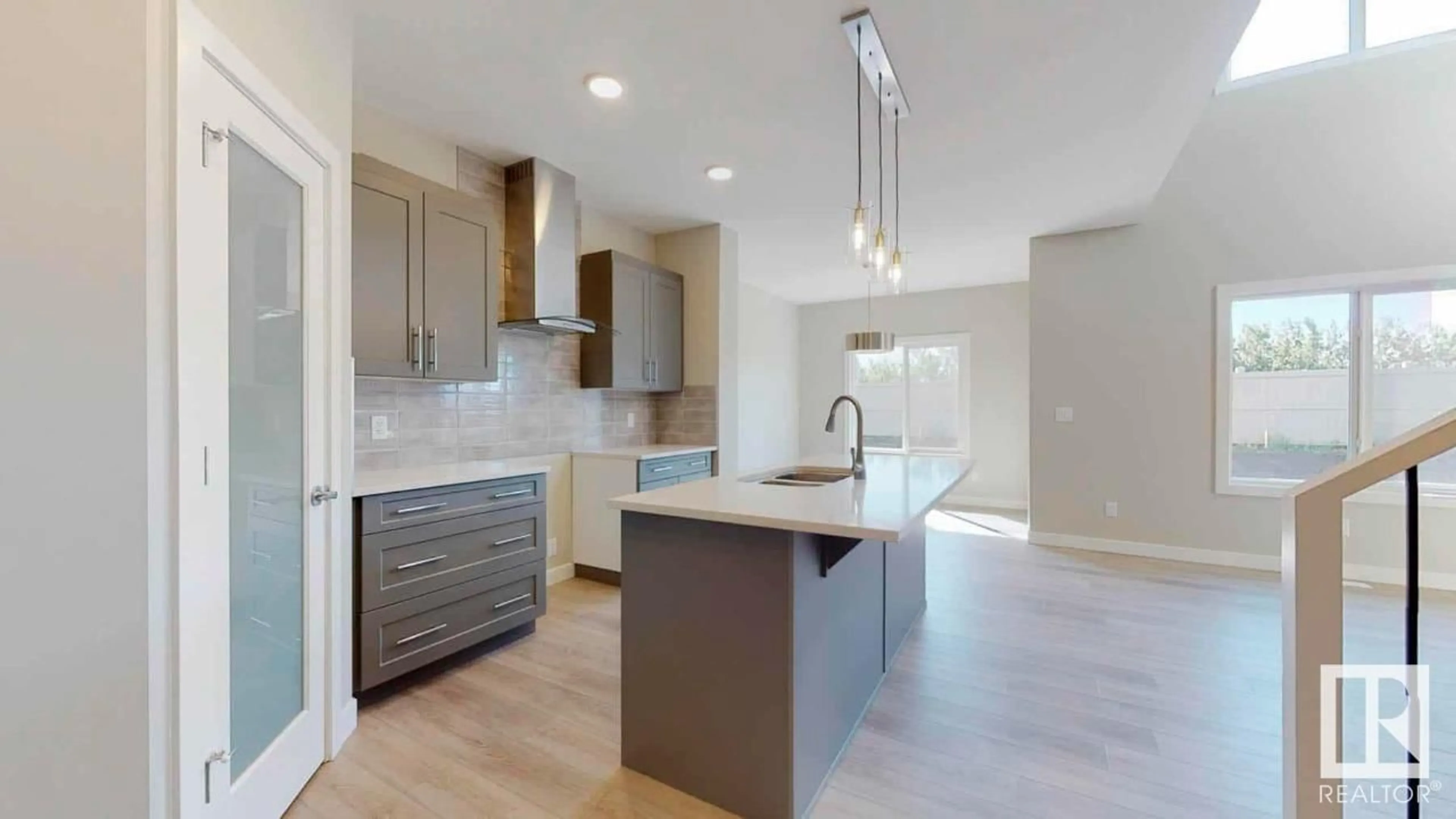 Open concept kitchen, unknown for SW - 2736 65 ST, Edmonton Alberta T6X1A3