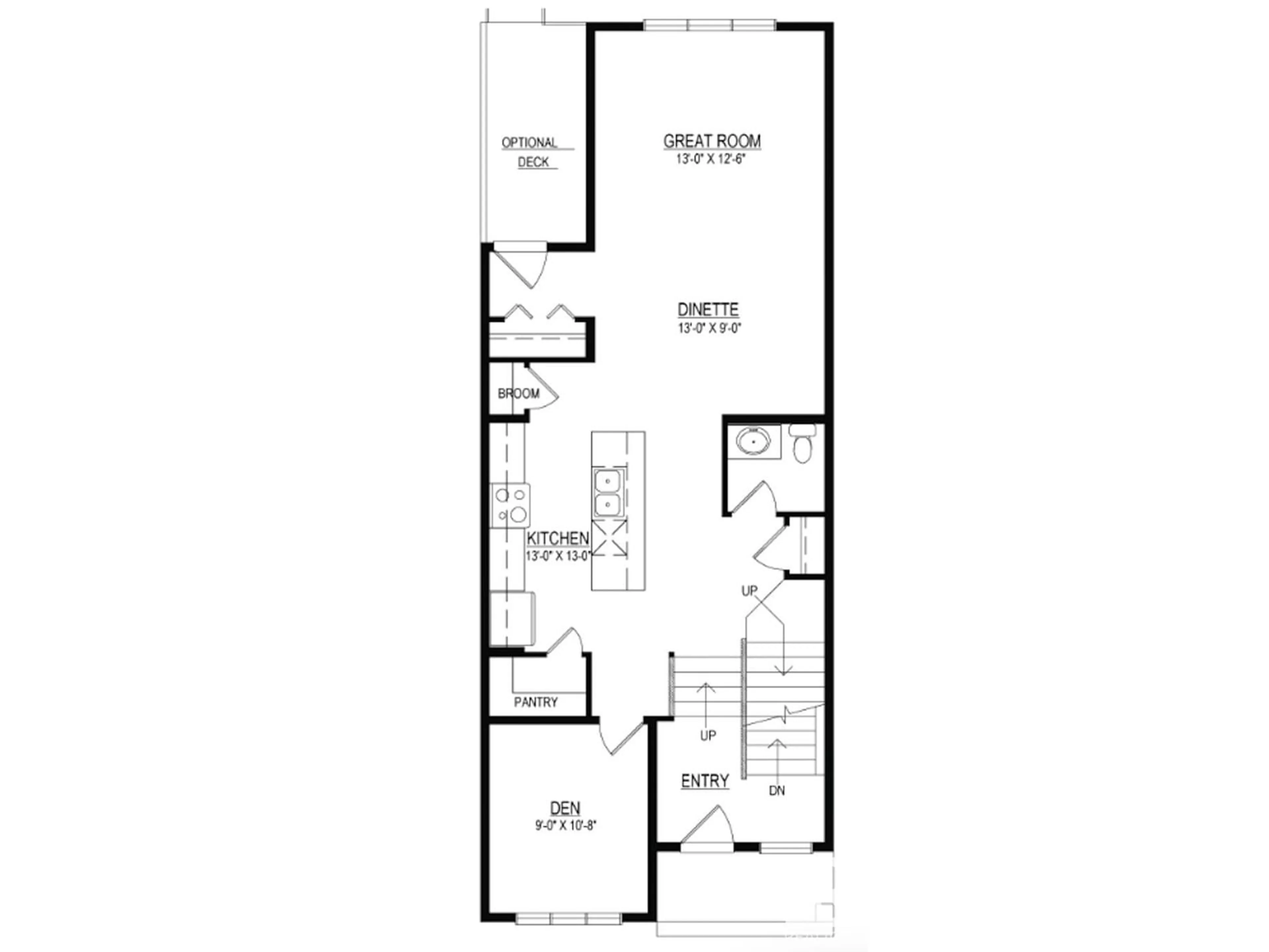 Floor plan for 9375 221 ST NW, Edmonton Alberta T5T6E7