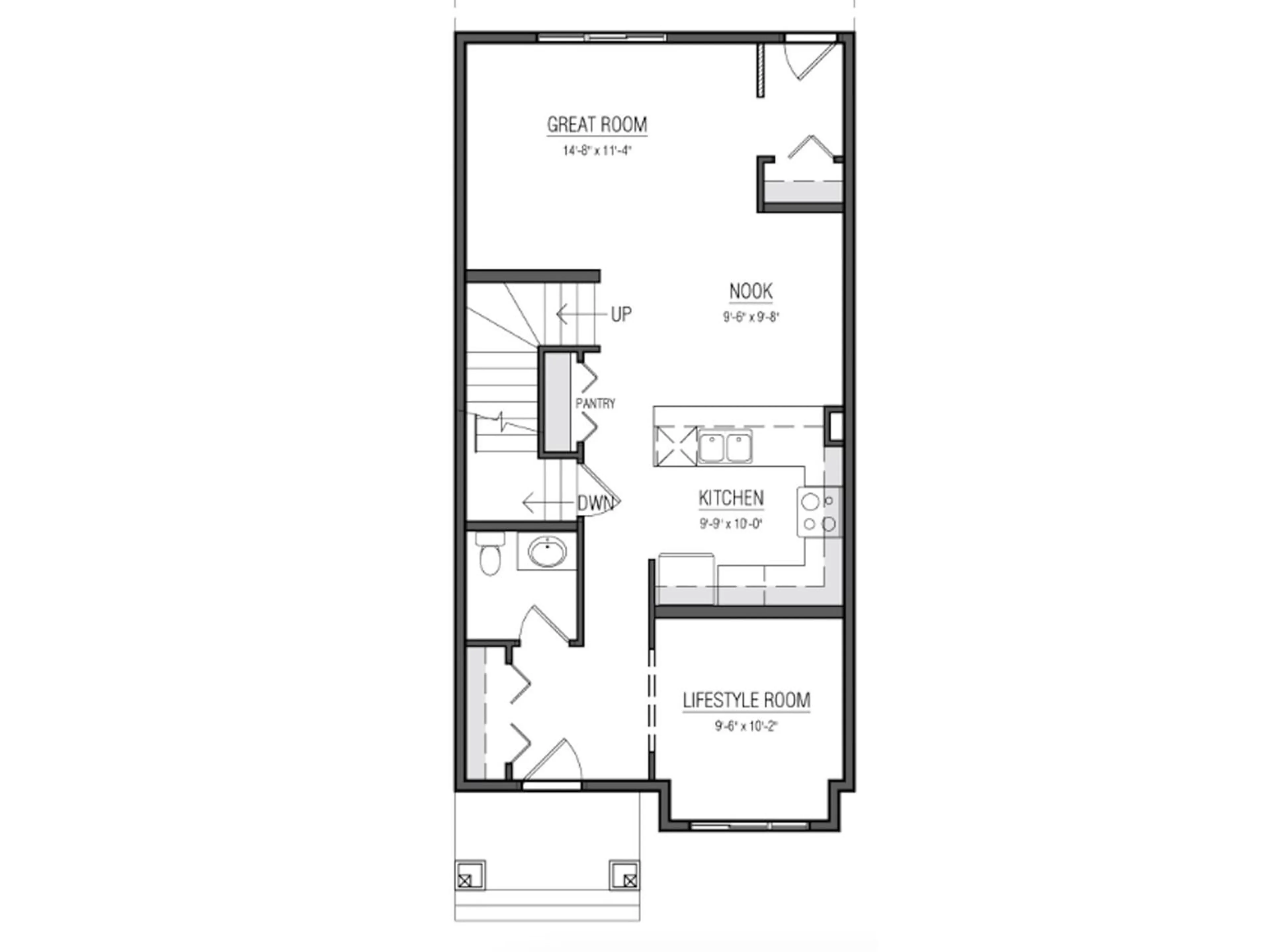 Floor plan for 9379 221 ST NW, Edmonton Alberta T5T6E7