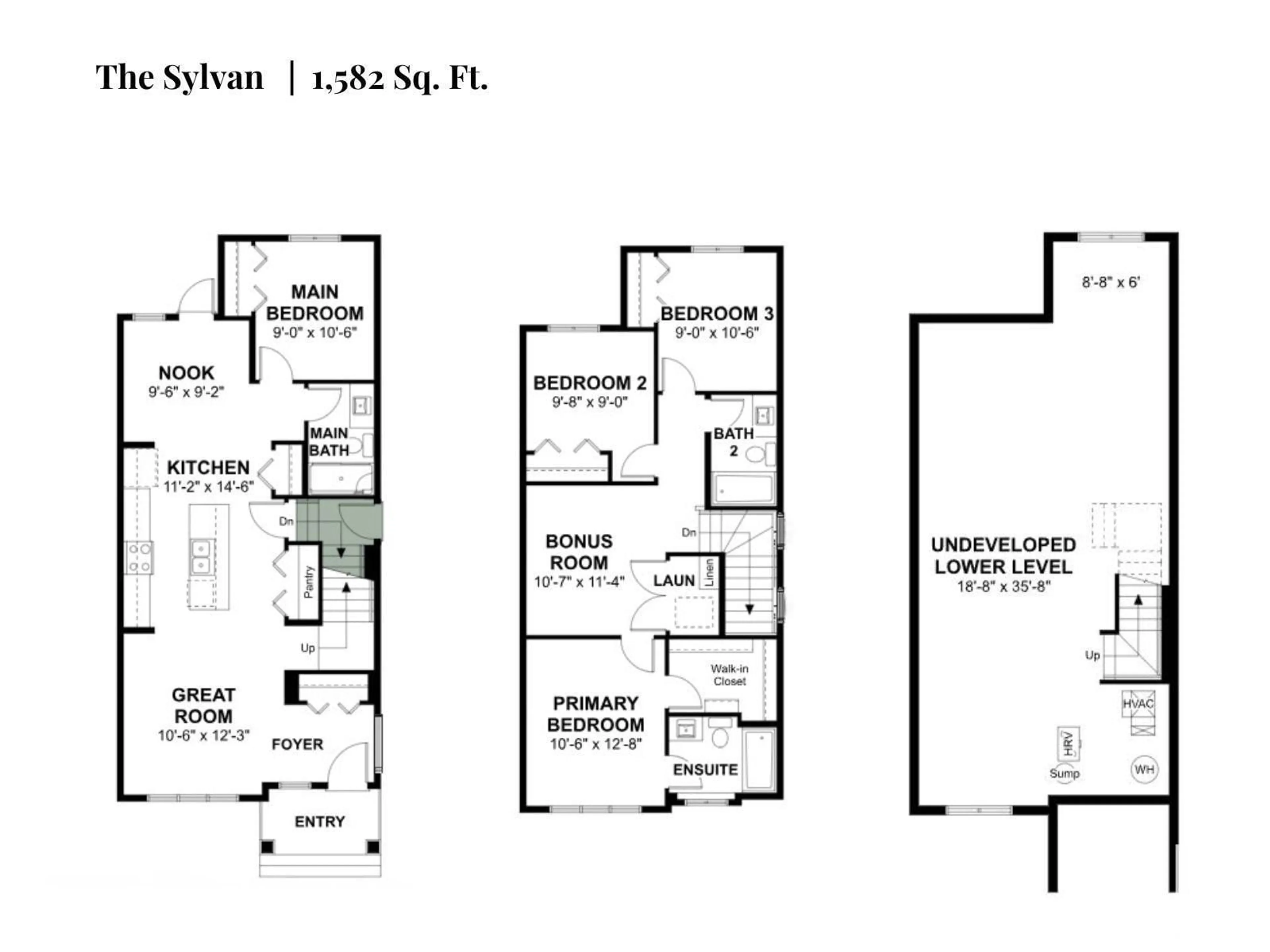 Floor plan for 849 Cy Becker DR NW, Edmonton Alberta T5Y3P6