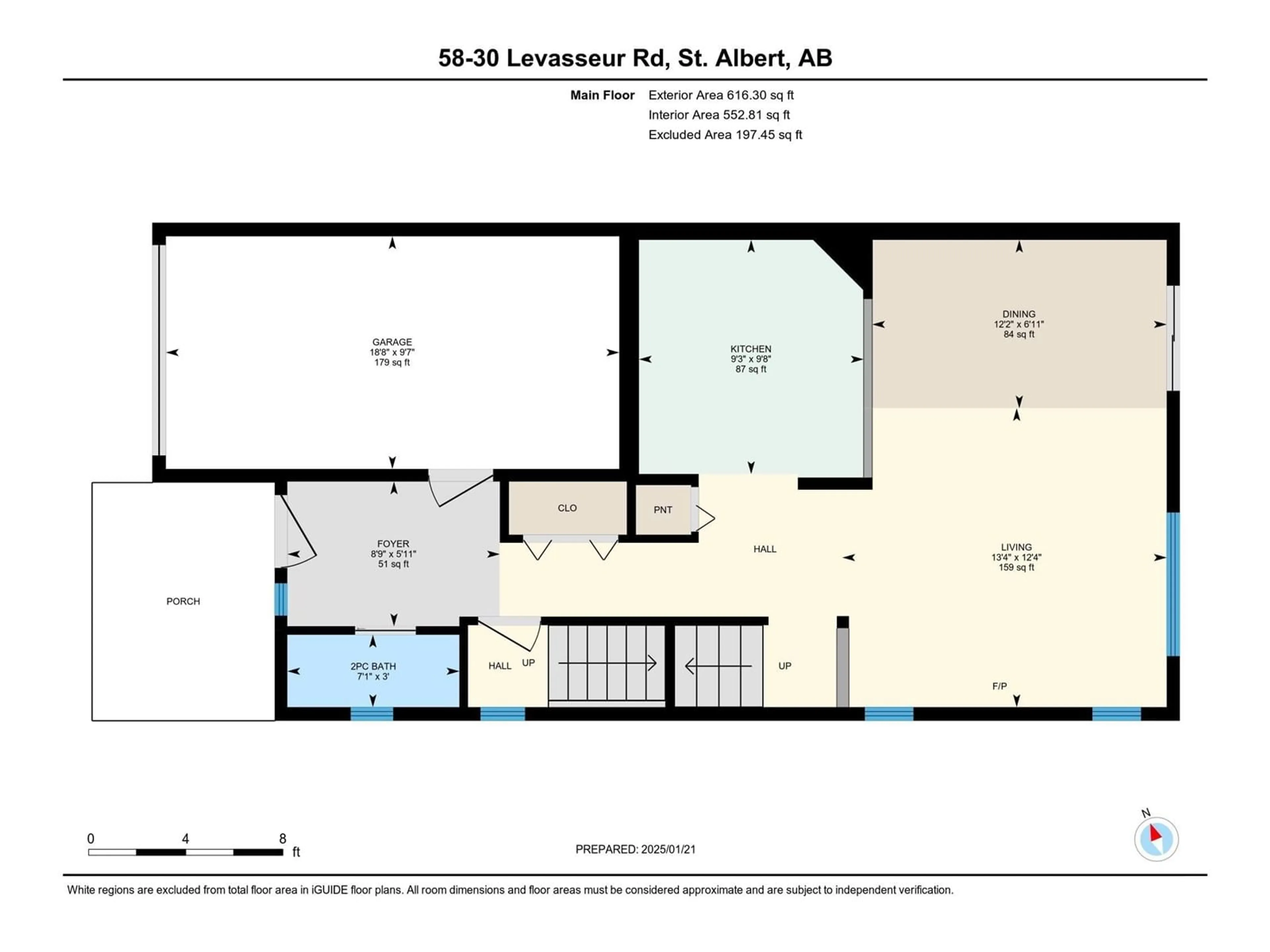 Floor plan for #58 30 LEVASSEUR RD, St. Albert Alberta T8N7A6