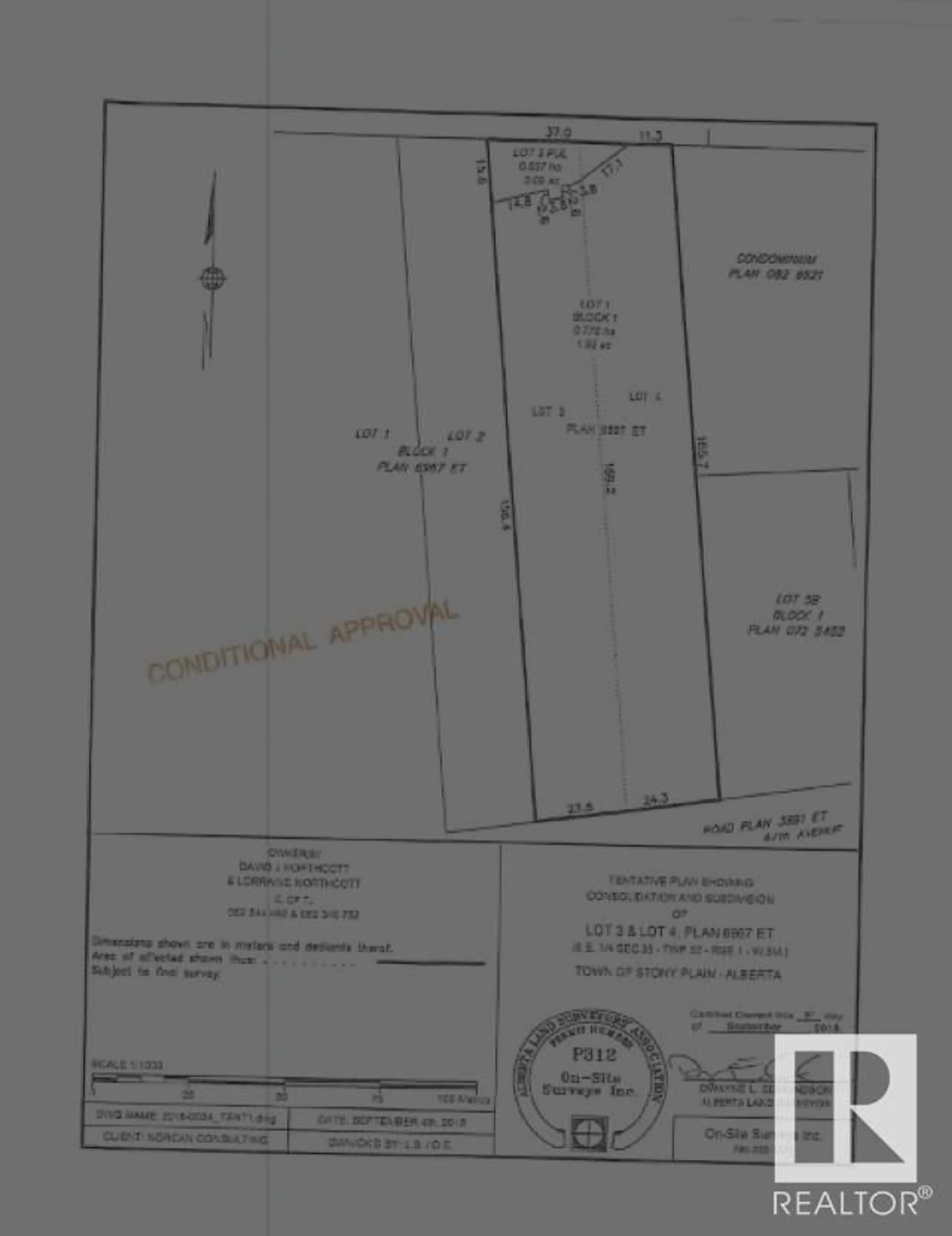 Floor plan for 4907 & 4911 47 AV, Stony Plain Alberta T7Z1L7