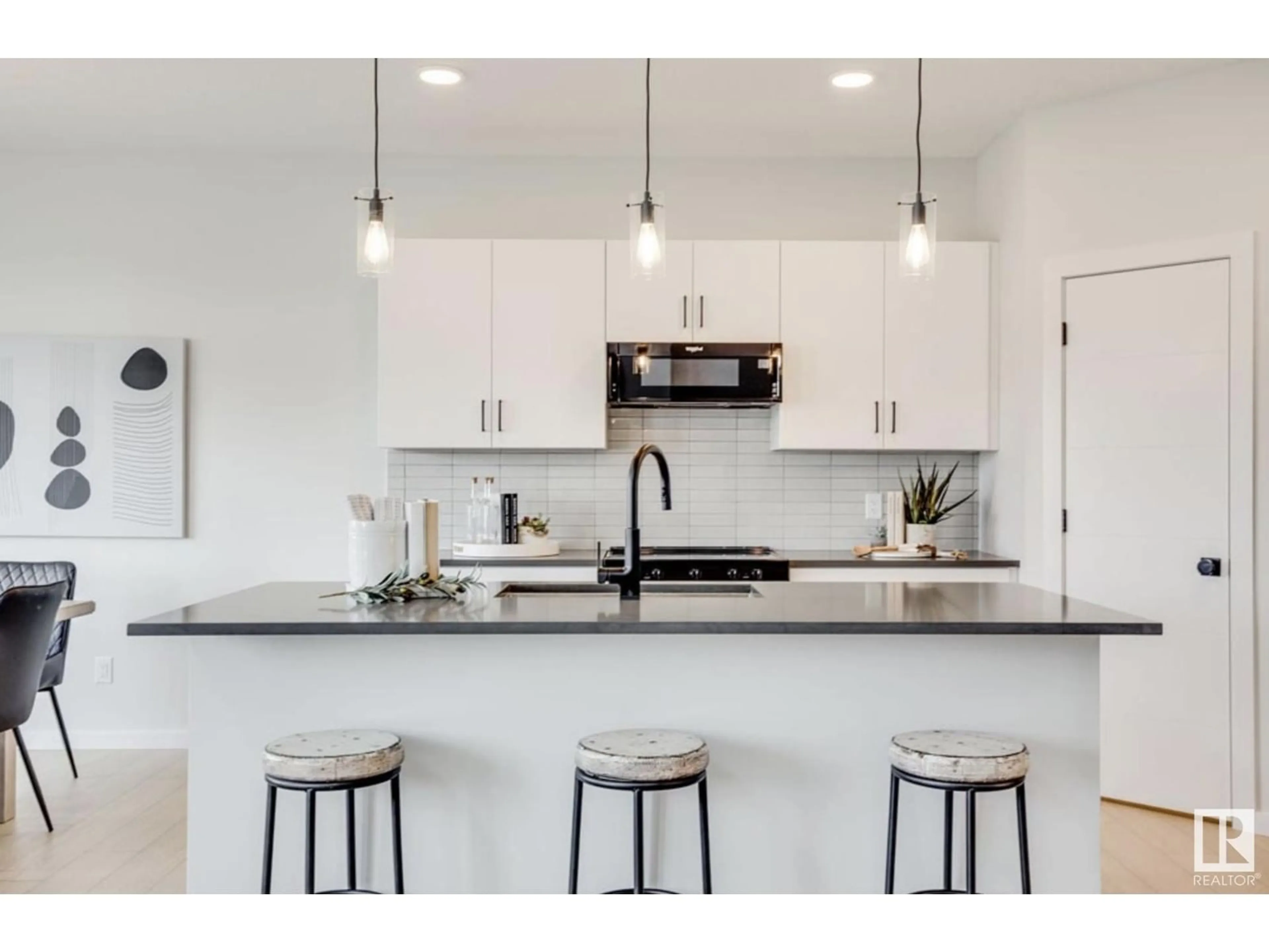 Open concept kitchen, ceramic/tile floor for 324 Stiles WY, Leduc Alberta X0X0X0