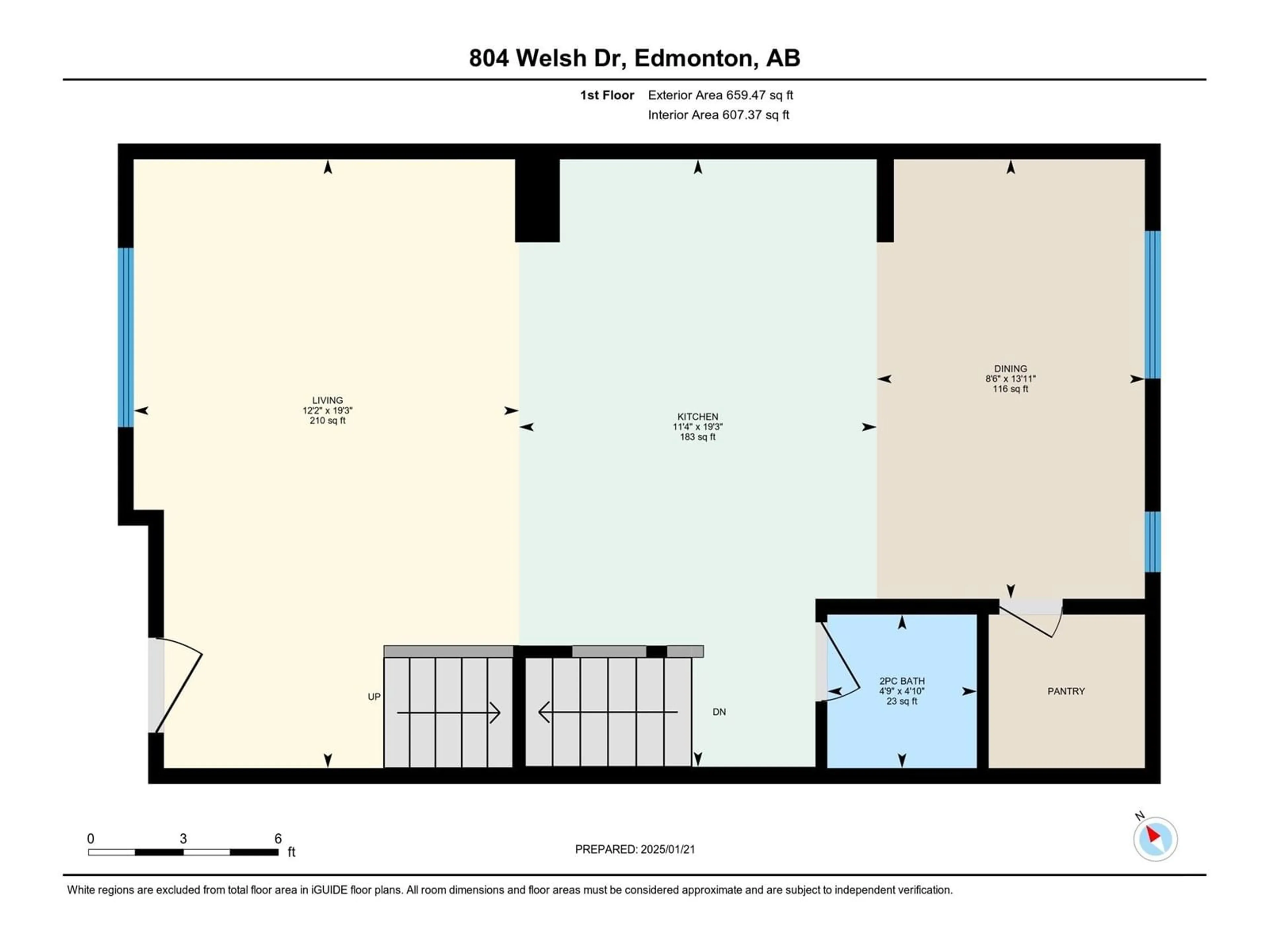 Floor plan for #25 804 WELSH DR SW, Edmonton Alberta T6X1Y8