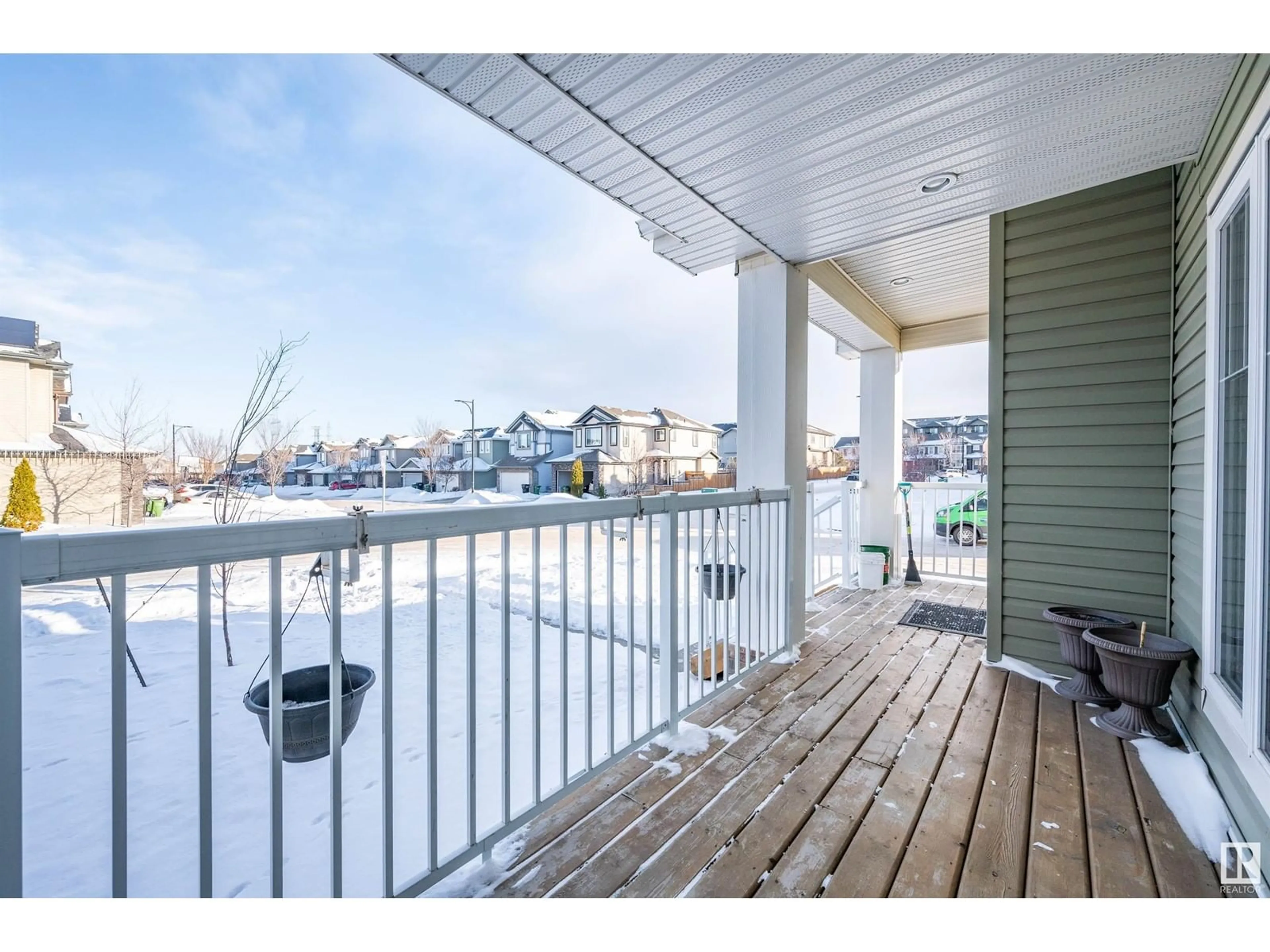 Balcony in the apartment, water/lake/river/ocean view for 5205 2A AV SW, Edmonton Alberta T6X0R3